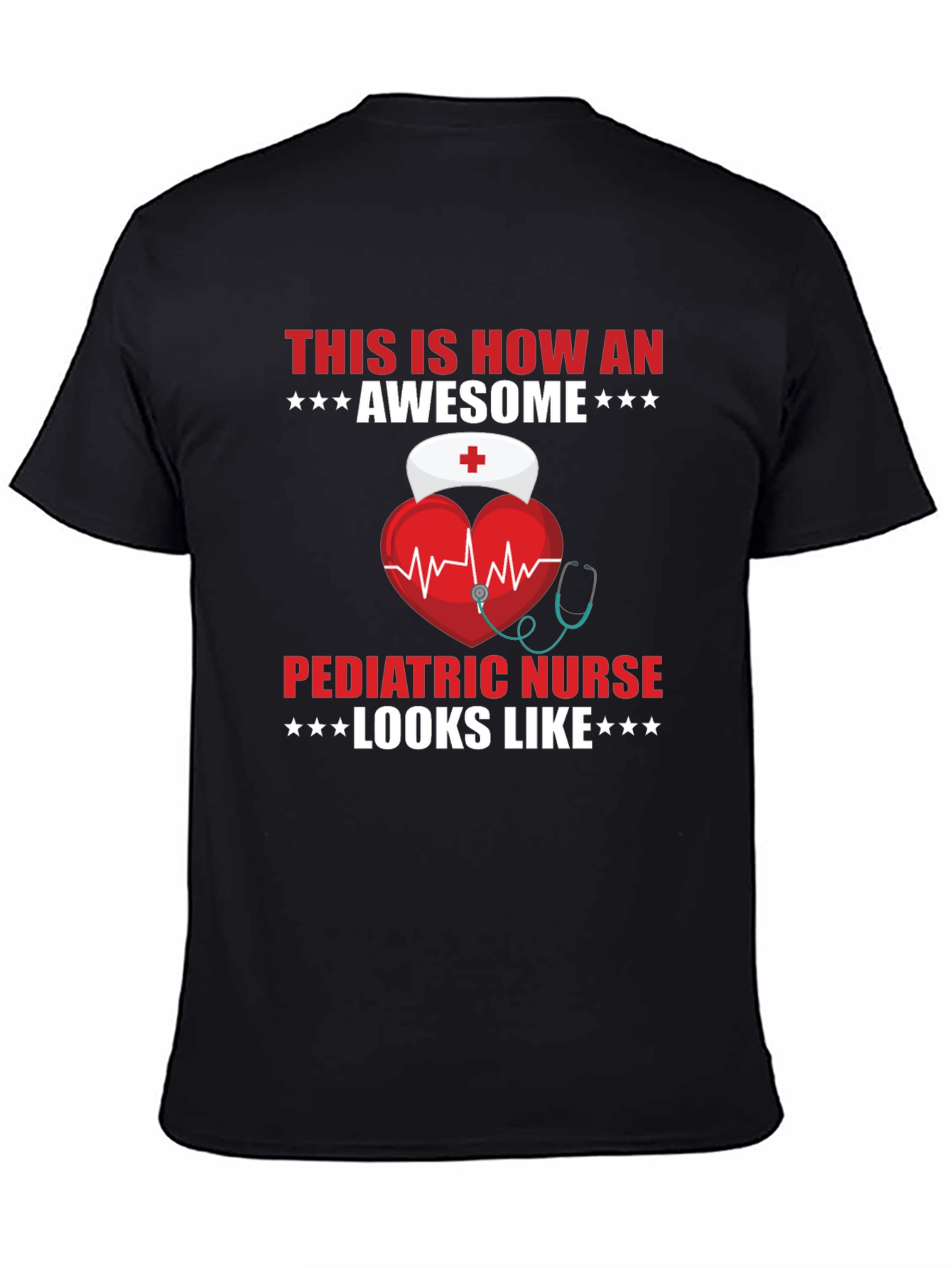 Awesome Pediatric Nurse T-Shirt - Gift Idea