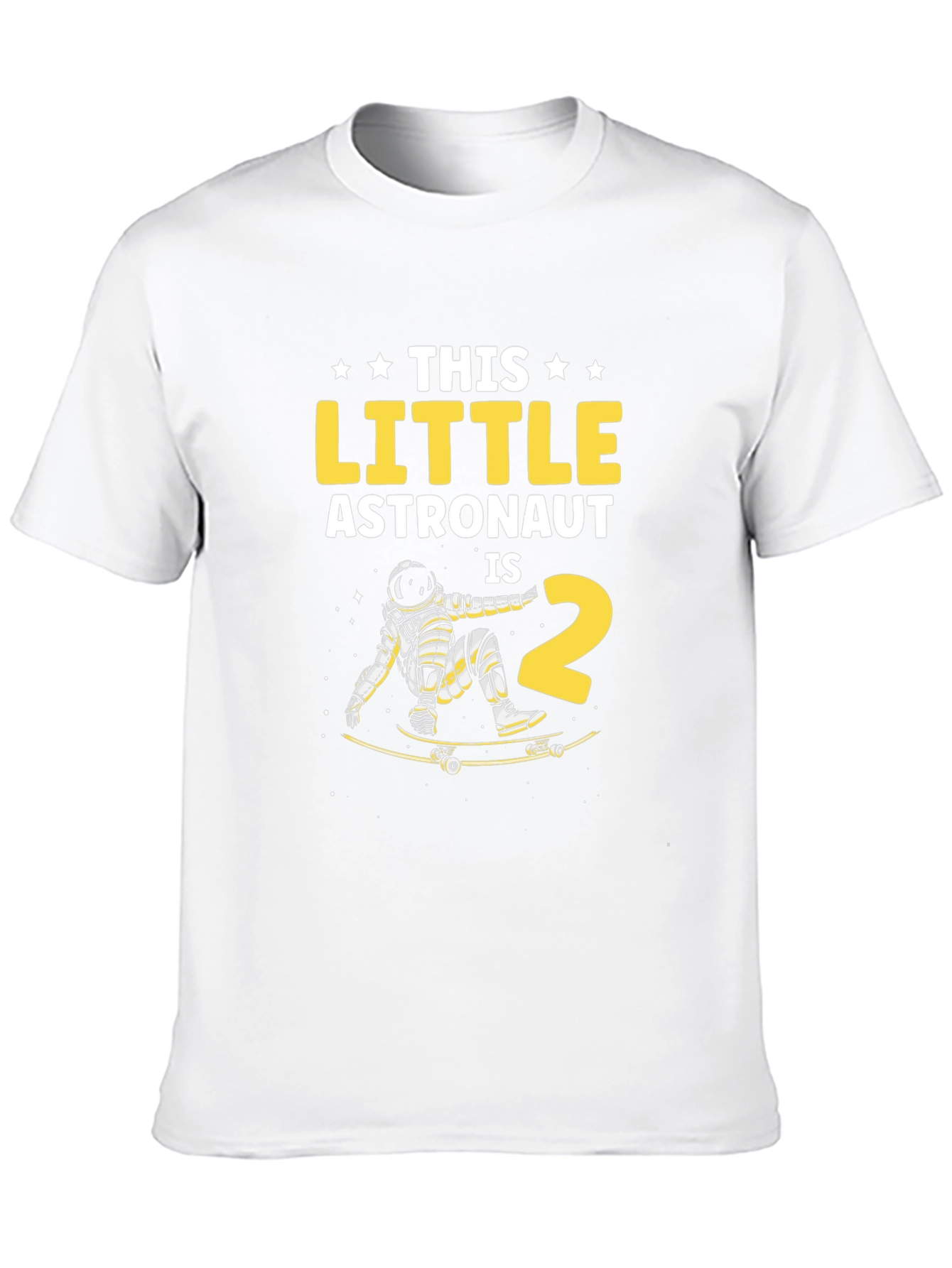 This Little Astronaut is 2 Birthday T-Shirt