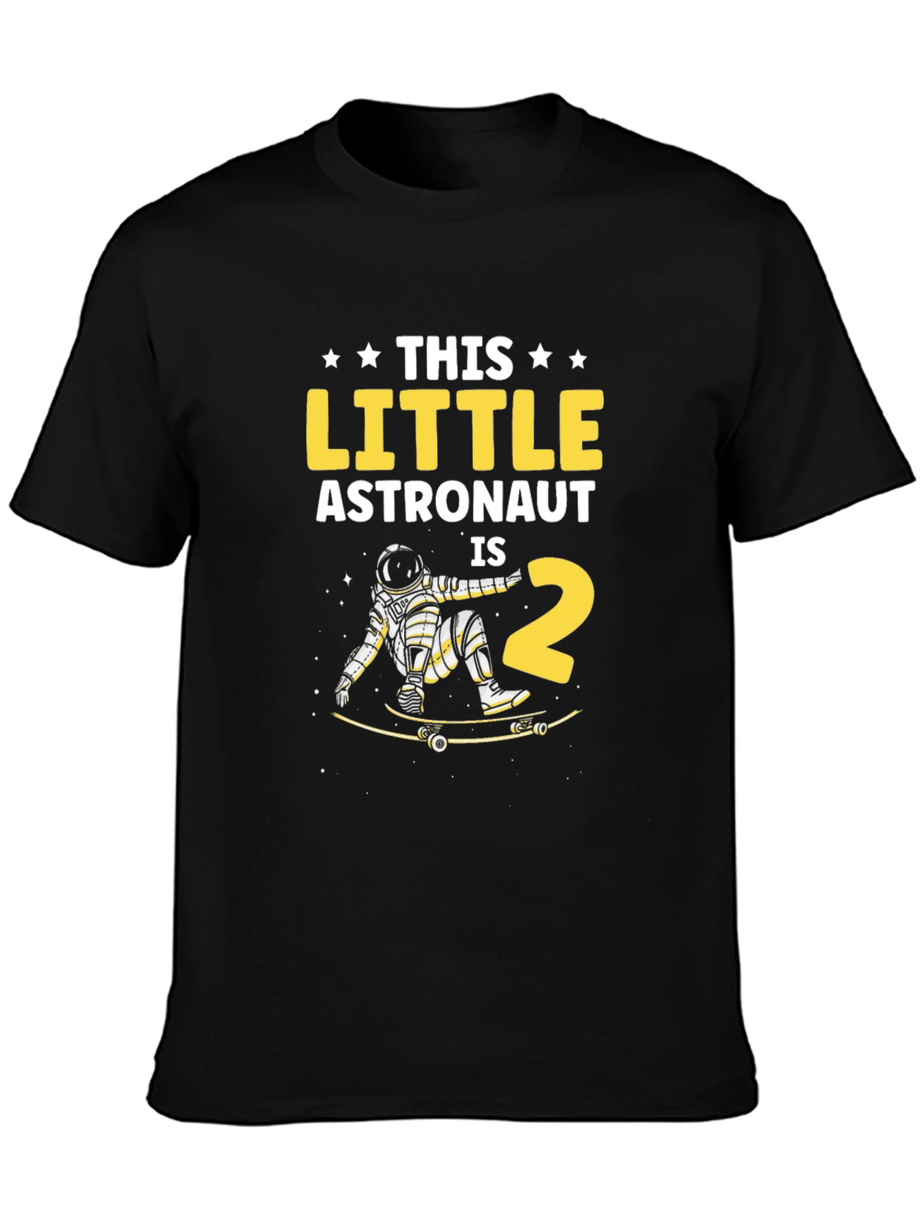 This Little Astronaut is 2 Birthday T-Shirt