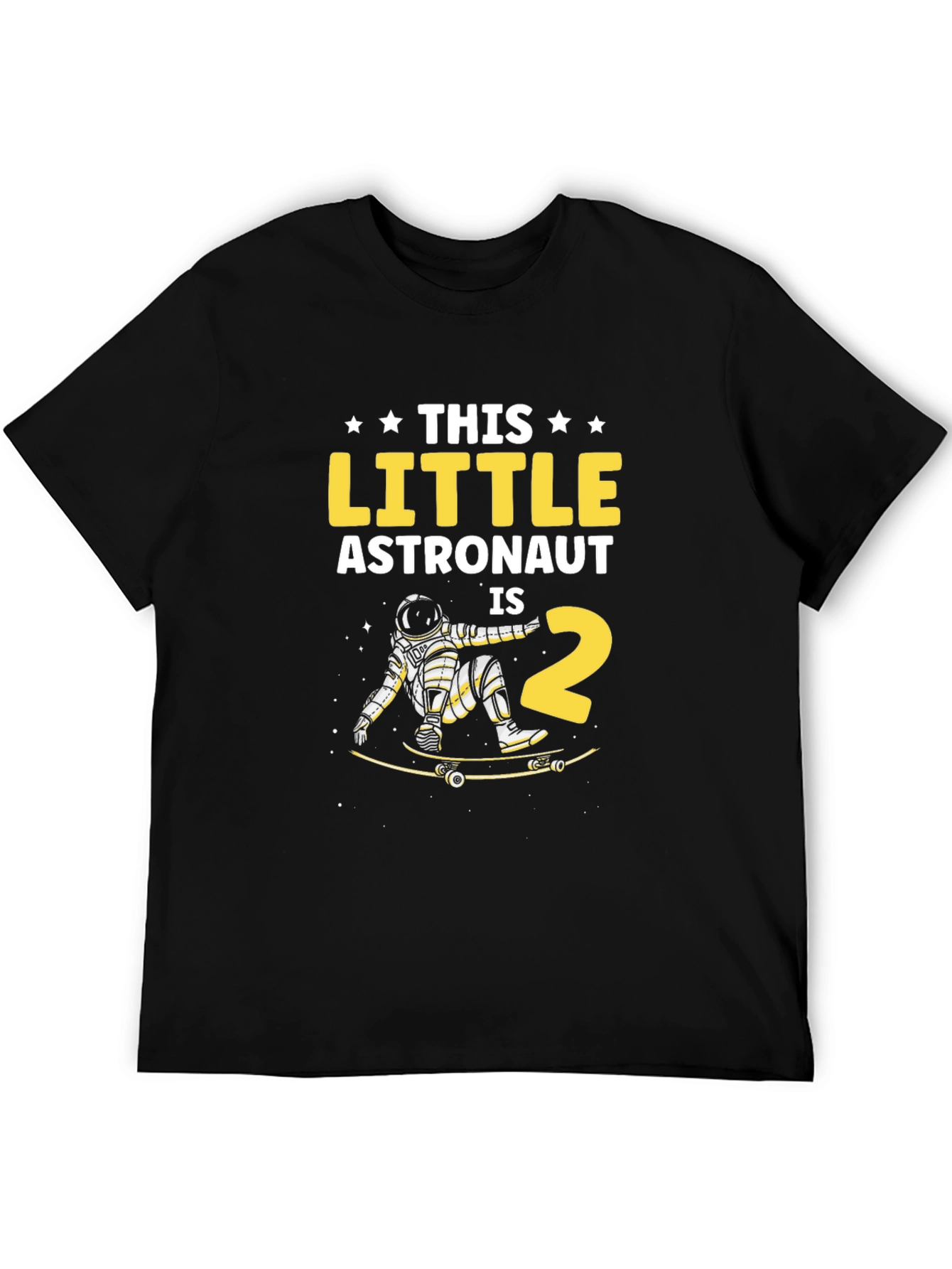This Little Astronaut is 2 Birthday T-Shirt