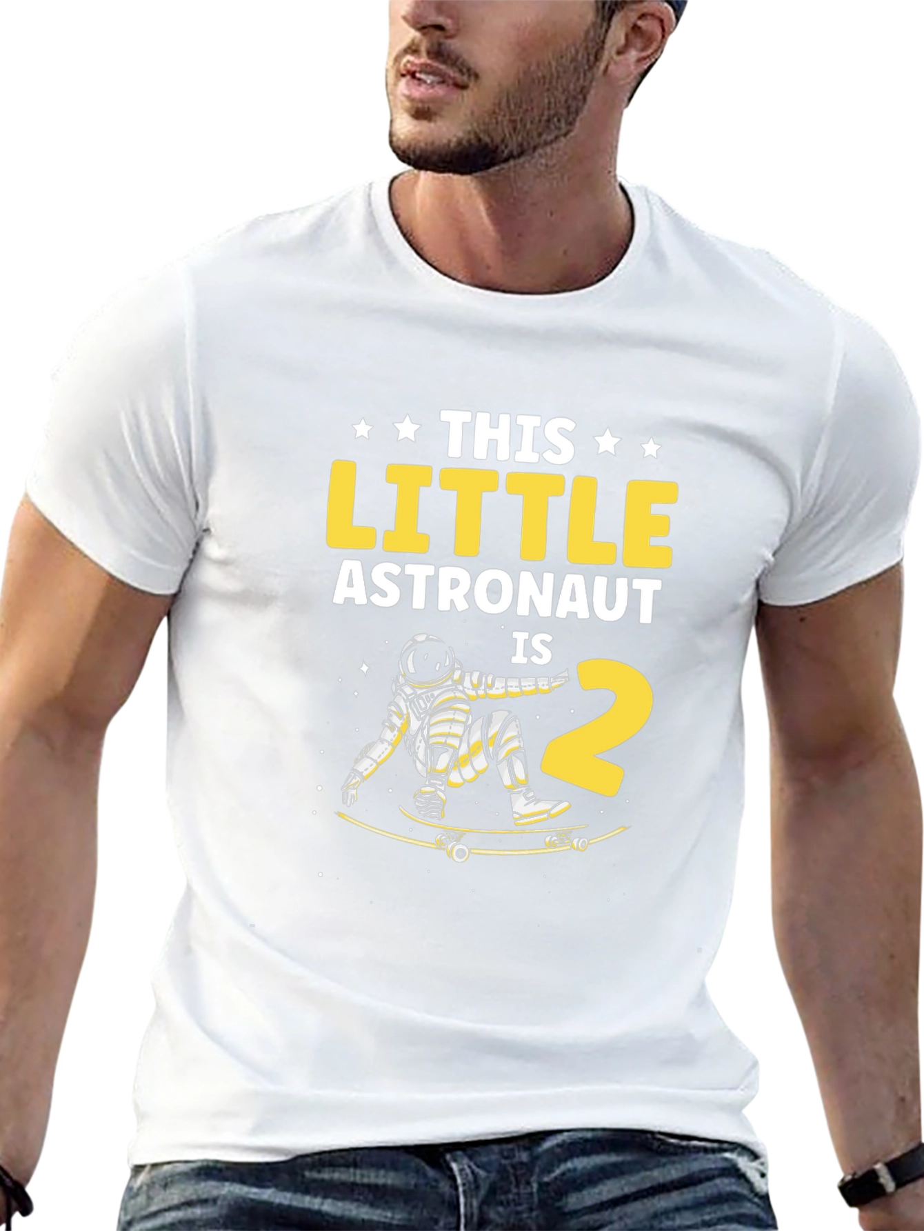 This Little Astronaut is 2 Birthday T-Shirt