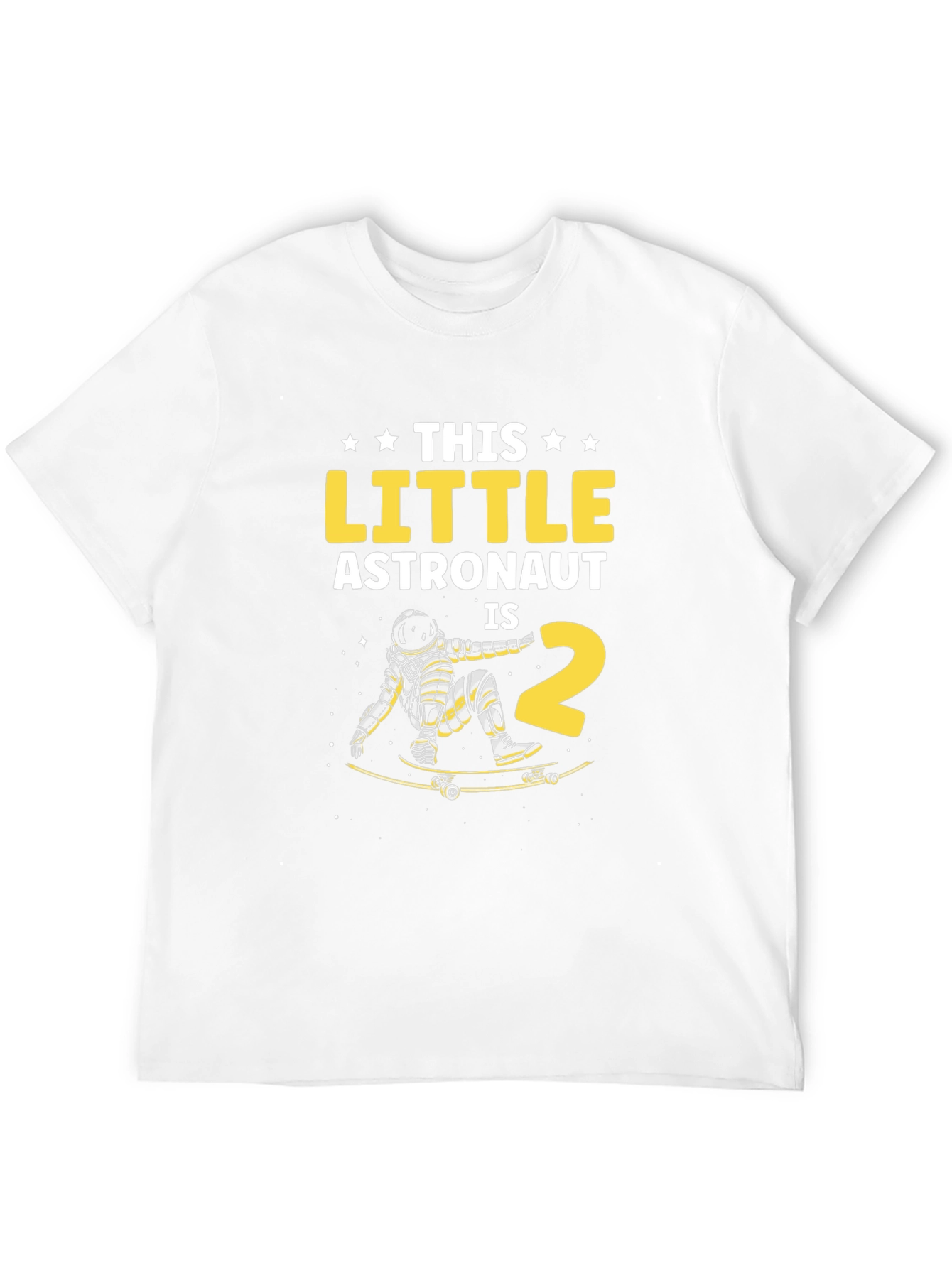This Little Astronaut is 2 Birthday T-Shirt