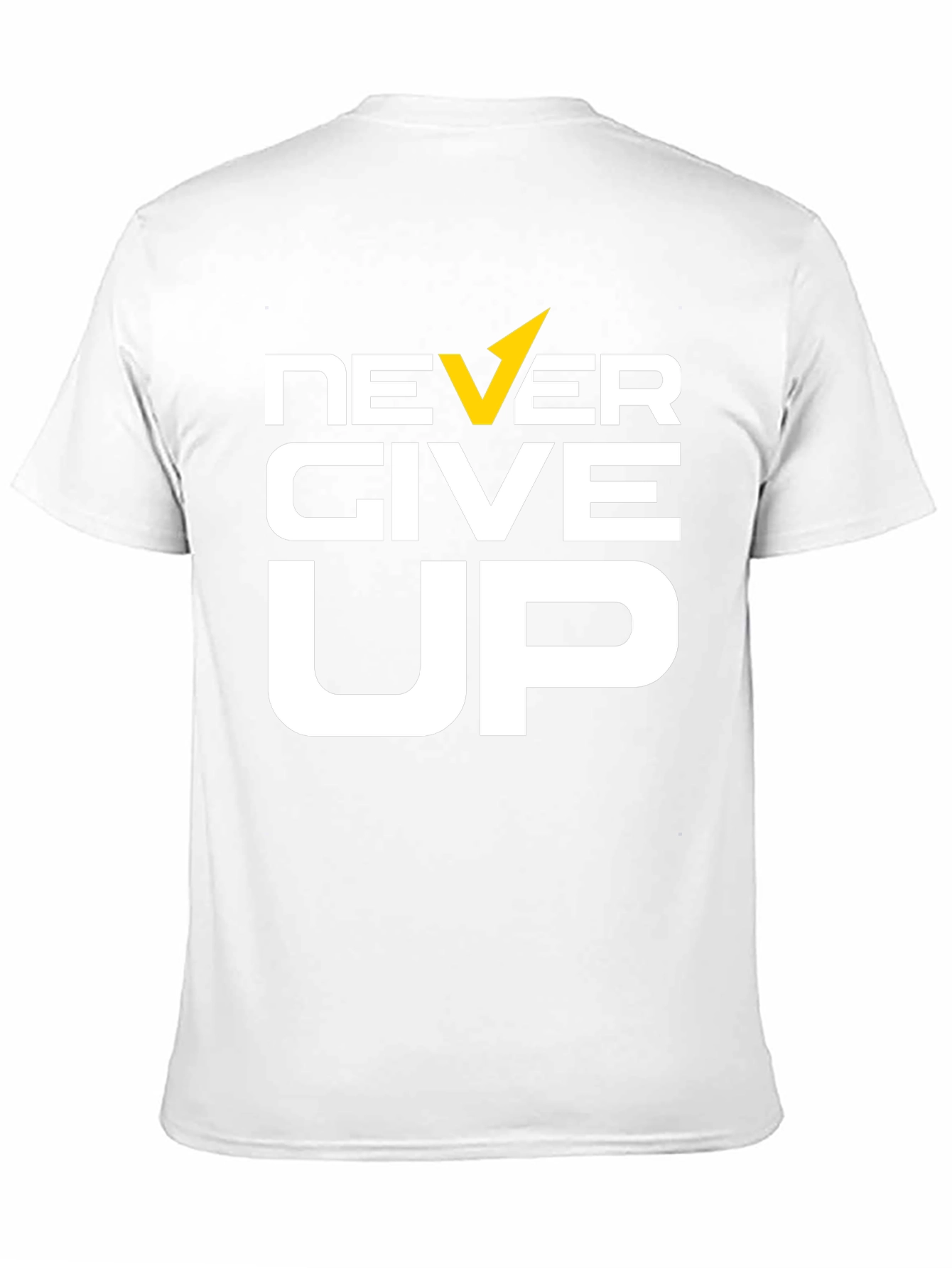 Never Give Up Graphic Tee - Motivational T-Shirt