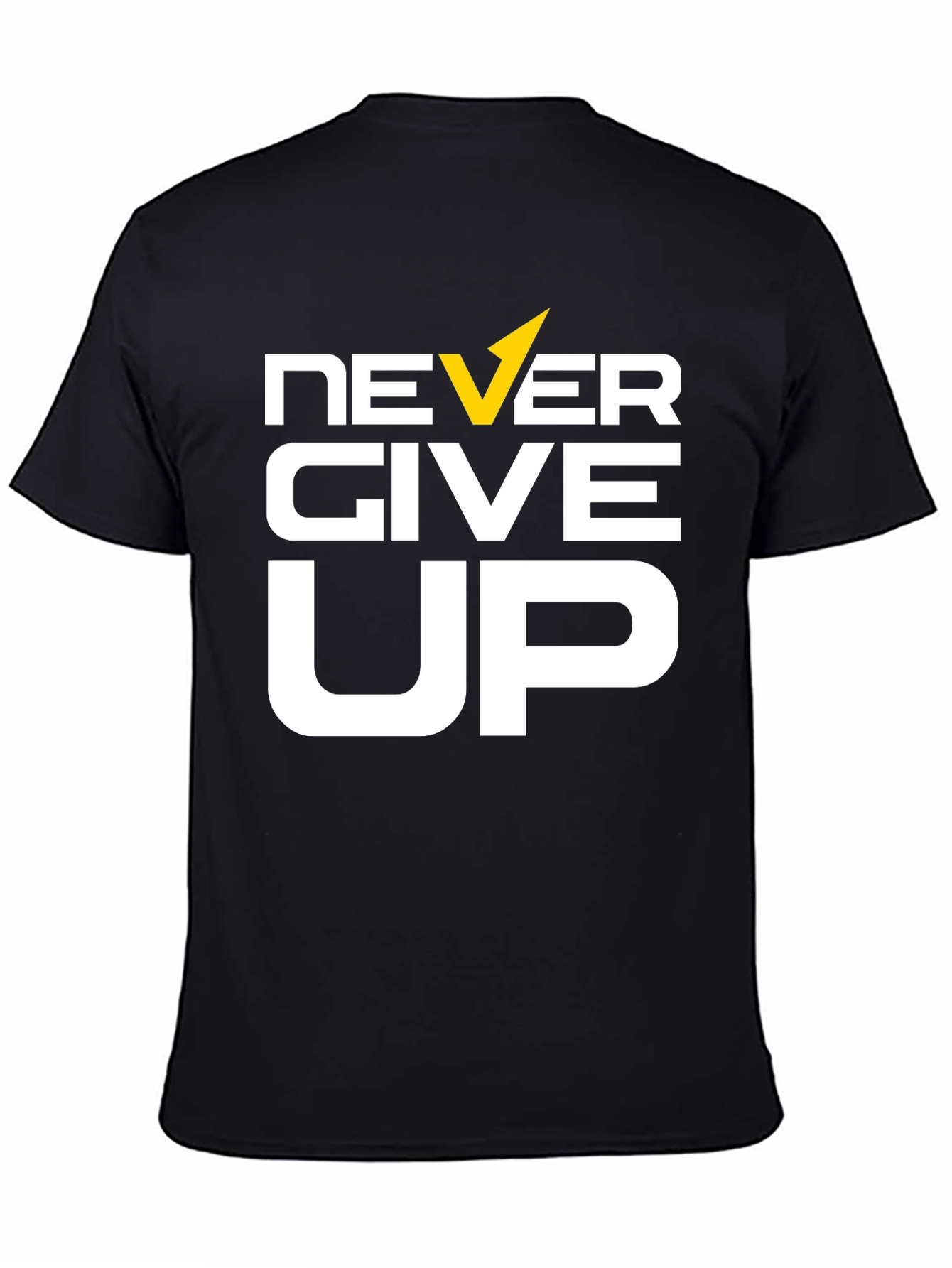 Never Give Up Graphic Tee - Motivational T-Shirt