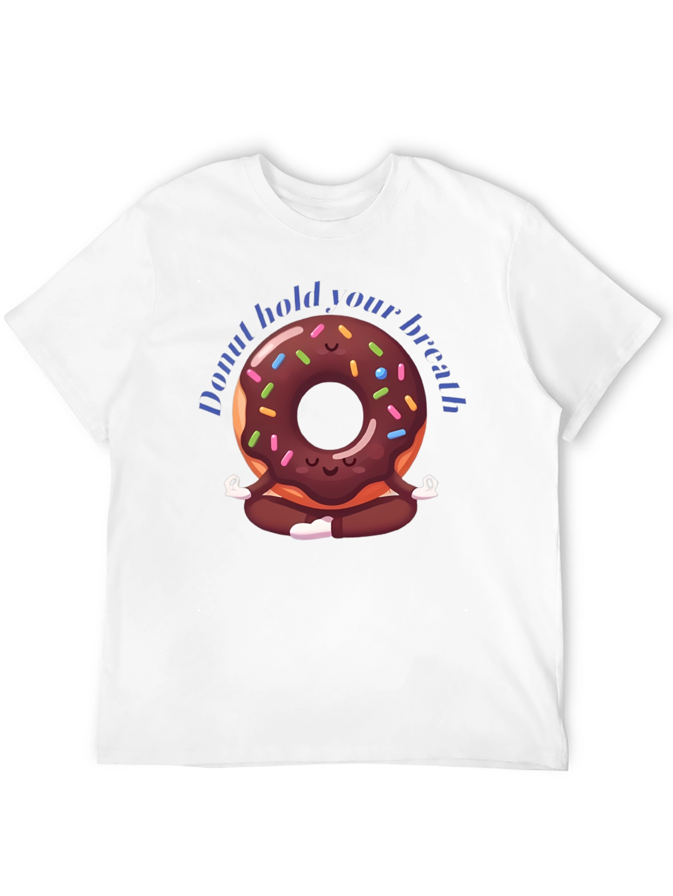 Donut Hold Your Breath Yoga T-Shirt