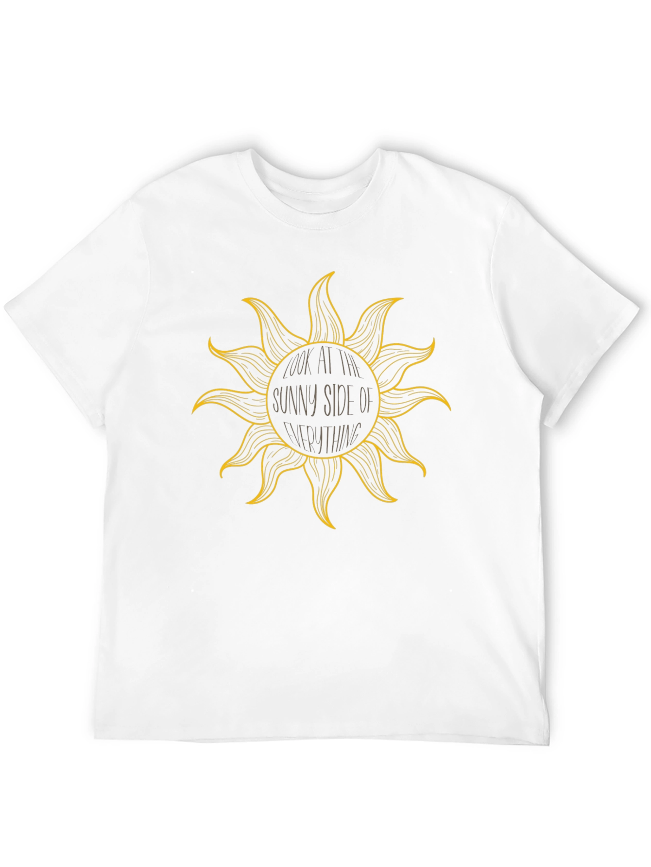 Sunny Side Black Graphic Tee