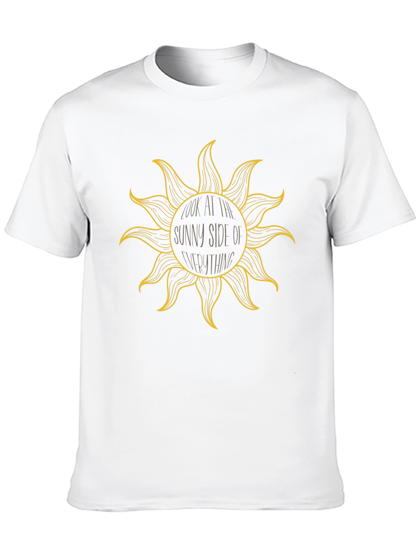 Sunny Side Black Graphic Tee