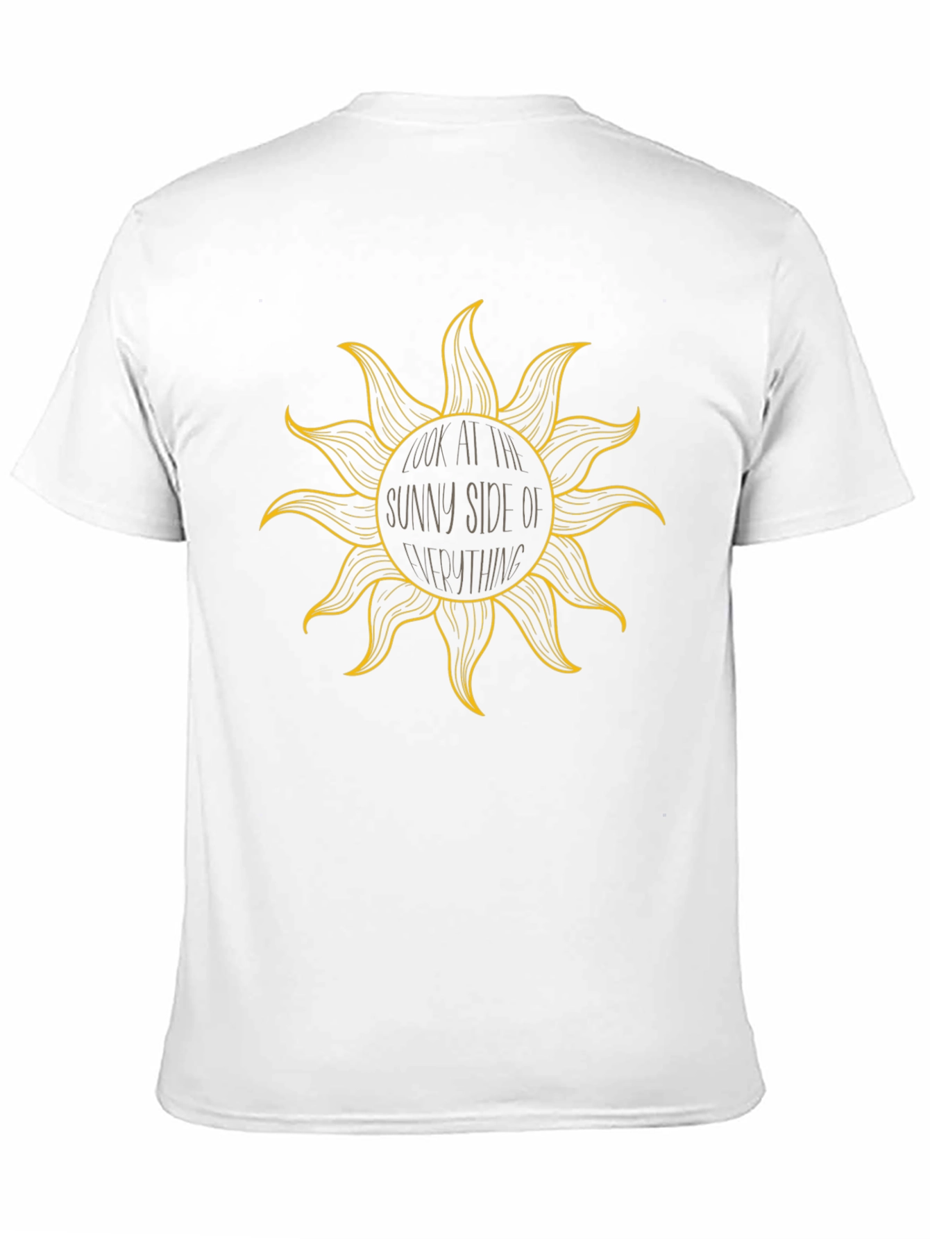 Sunny Side Black Graphic Tee
