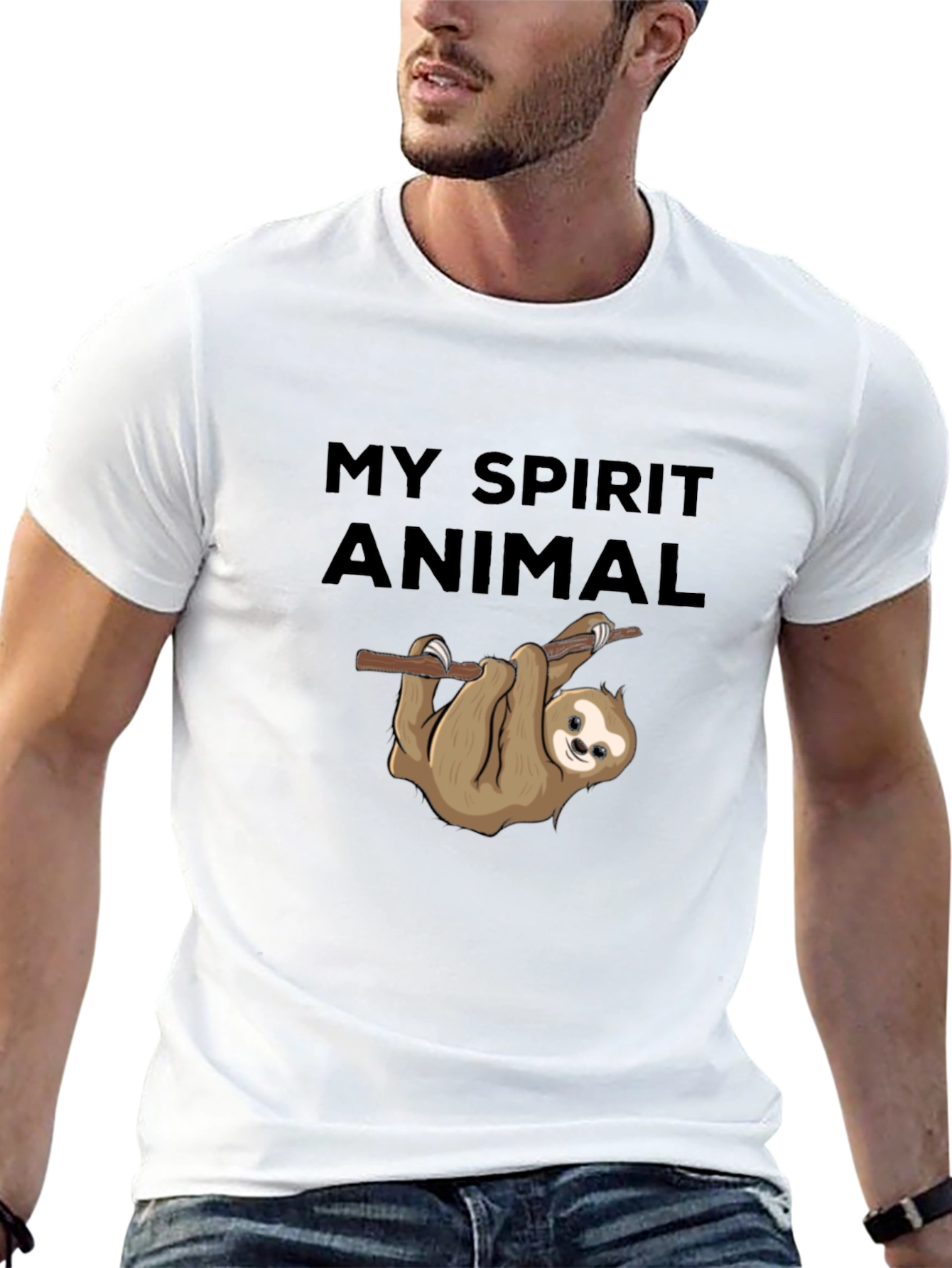 My Spirit Animal Sloth T-Shirt - Relaxed Fit