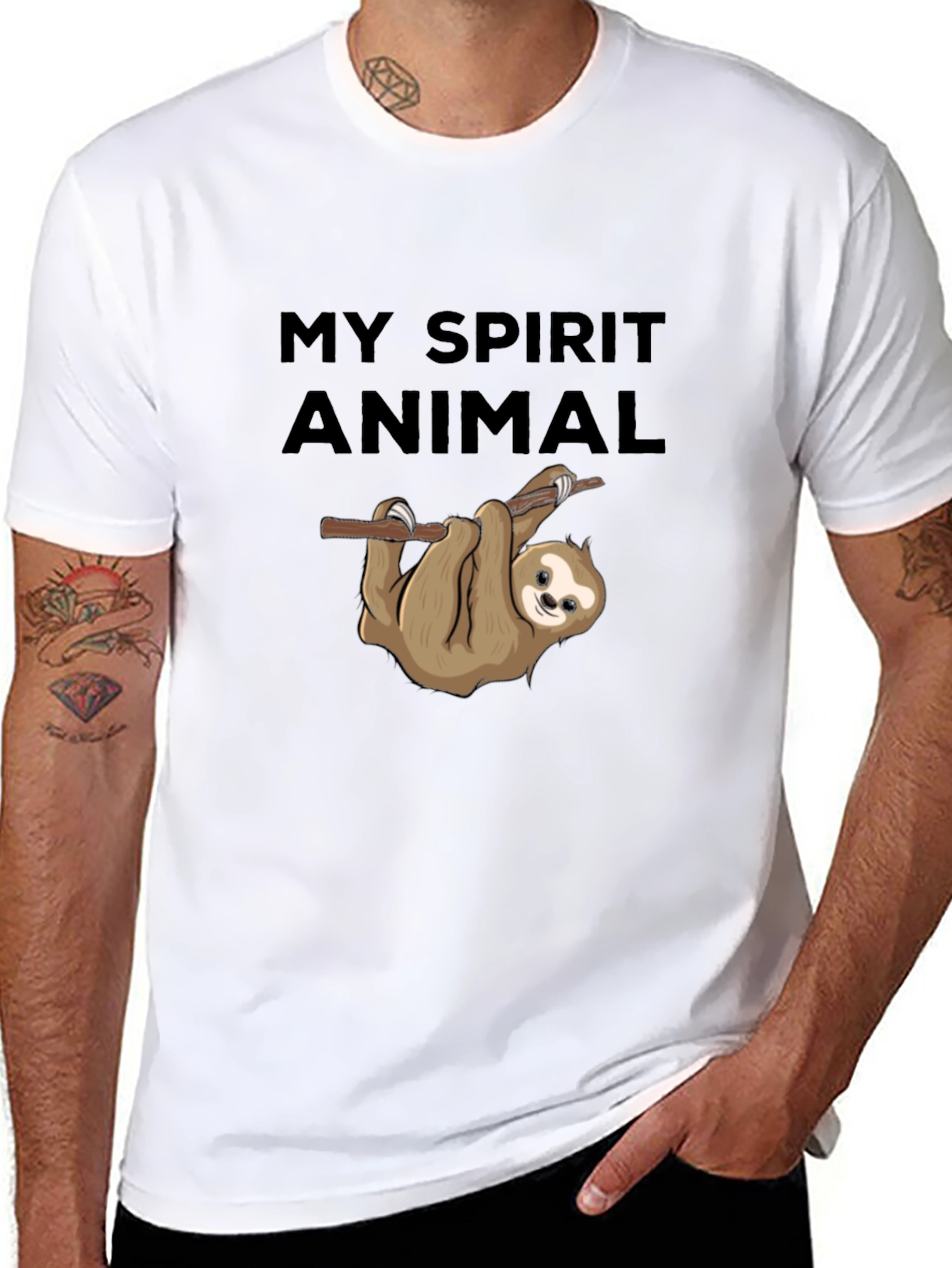 My Spirit Animal Sloth T-Shirt - Relaxed Fit
