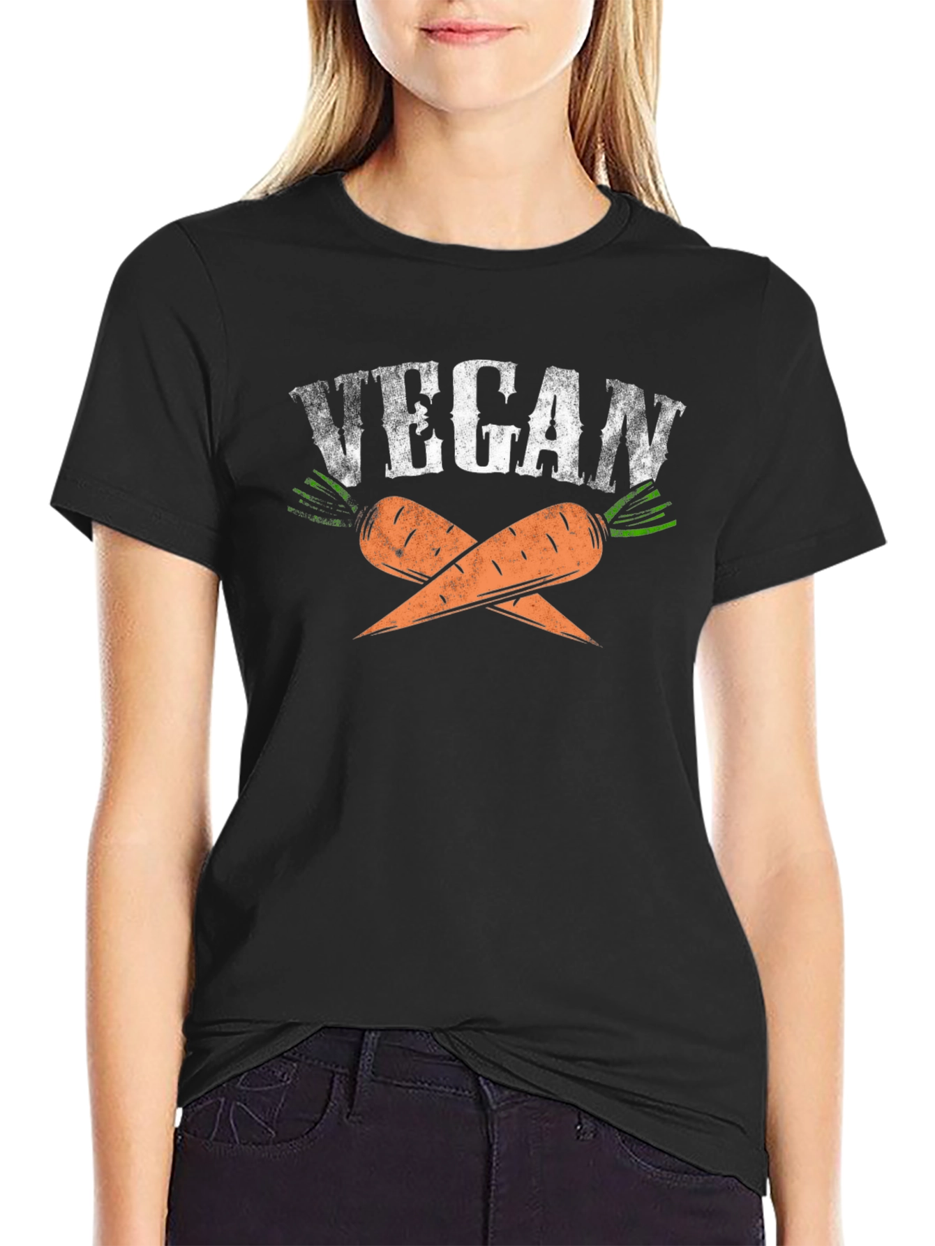 Vegan Carrot T-Shirt - Trendy Graphic Tee