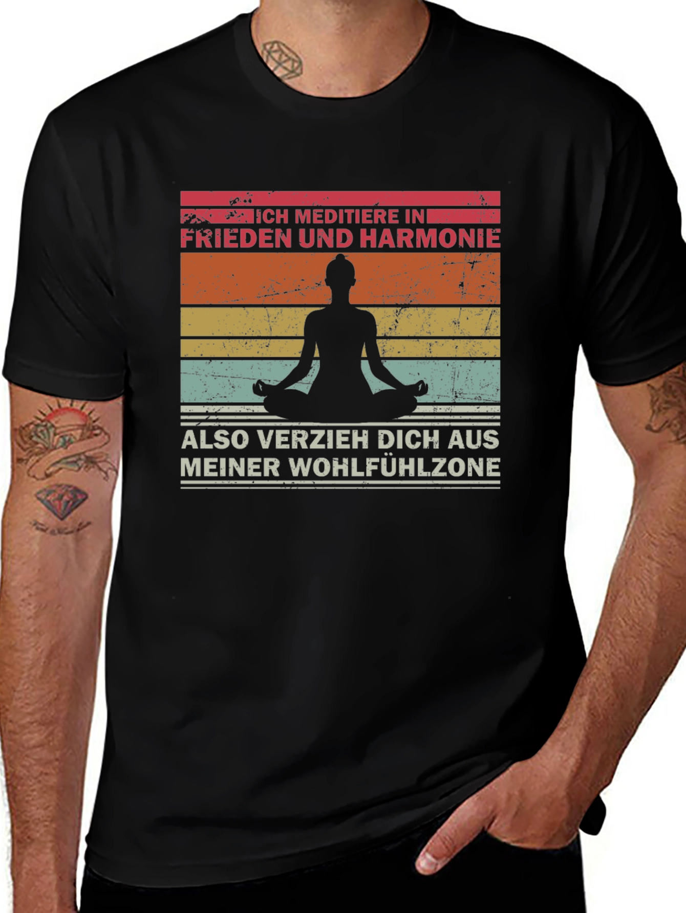 Meditate in Peace T-Shirt - Relax & Unwind