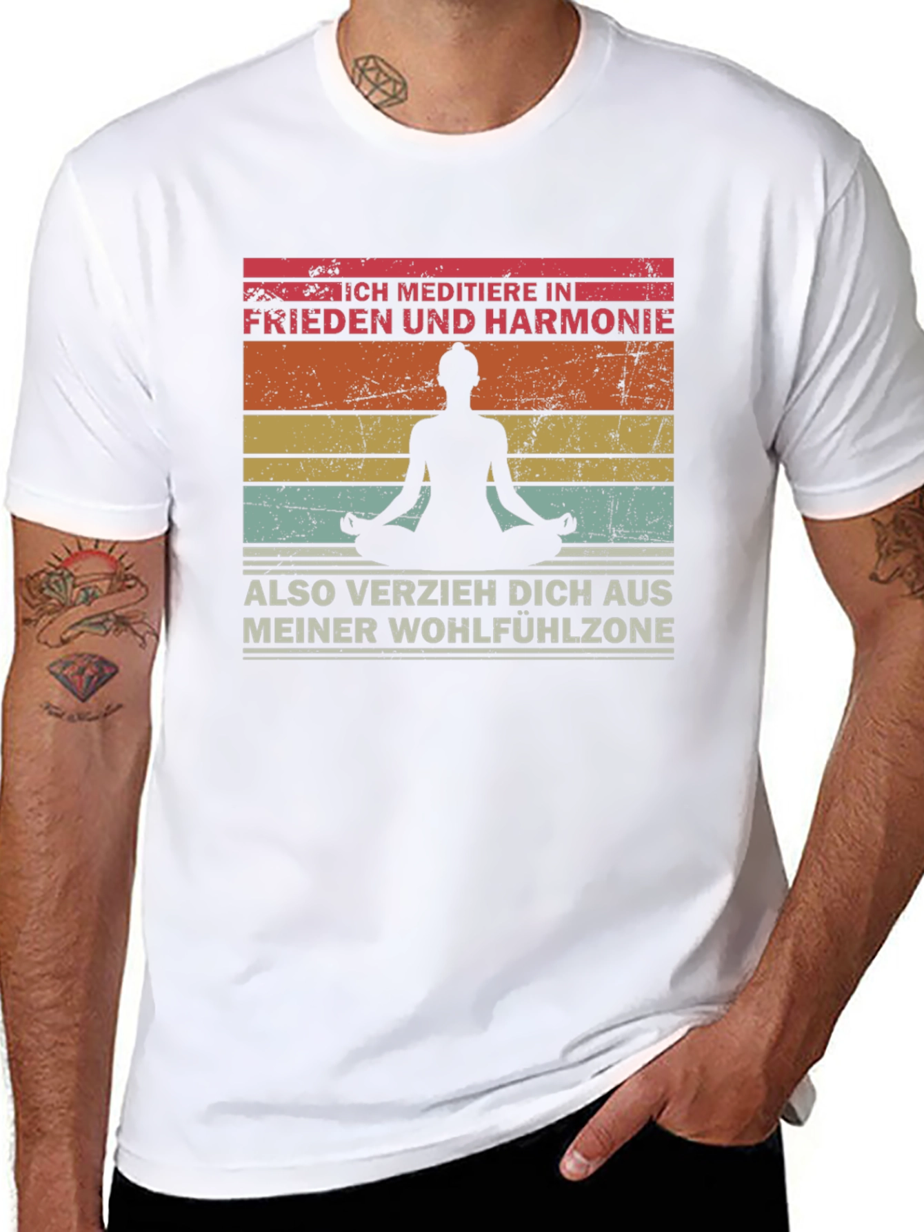 Meditate in Peace T-Shirt - Relax & Unwind