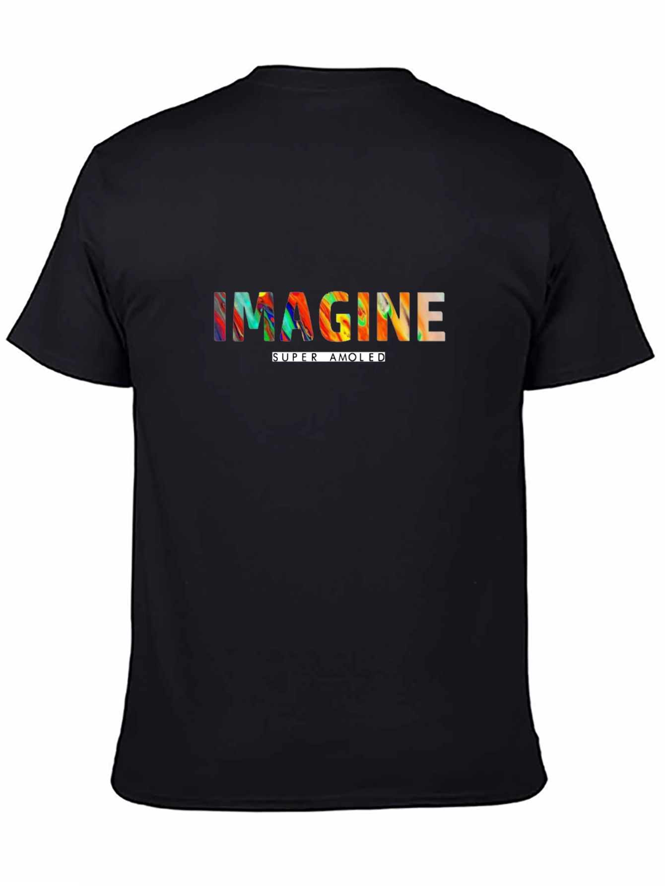 Imagine Super AMOLED Black Graphic T-Shirt