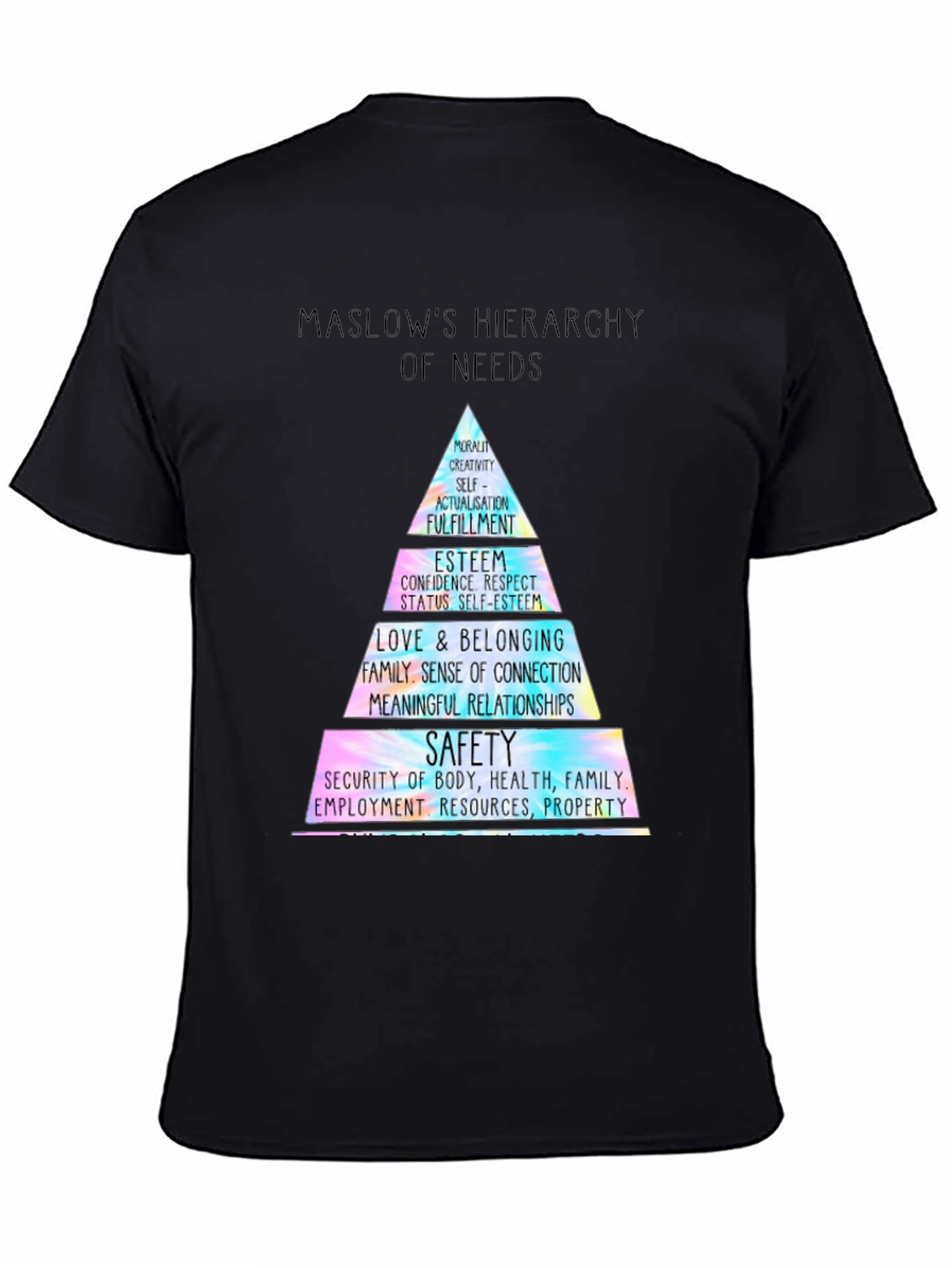 Maslows Hierarchy of Needs T-Shirt