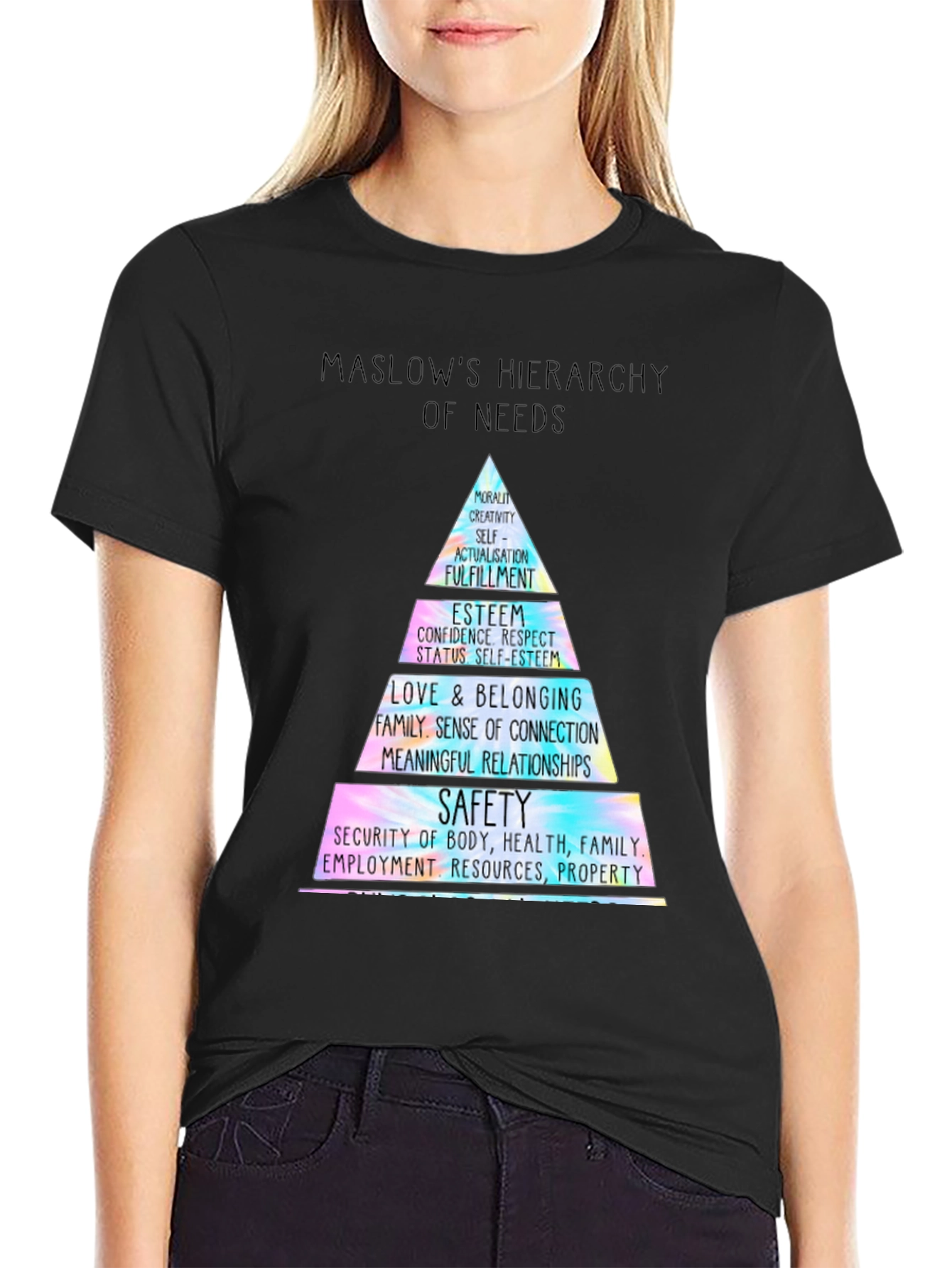 Maslows Hierarchy of Needs T-Shirt
