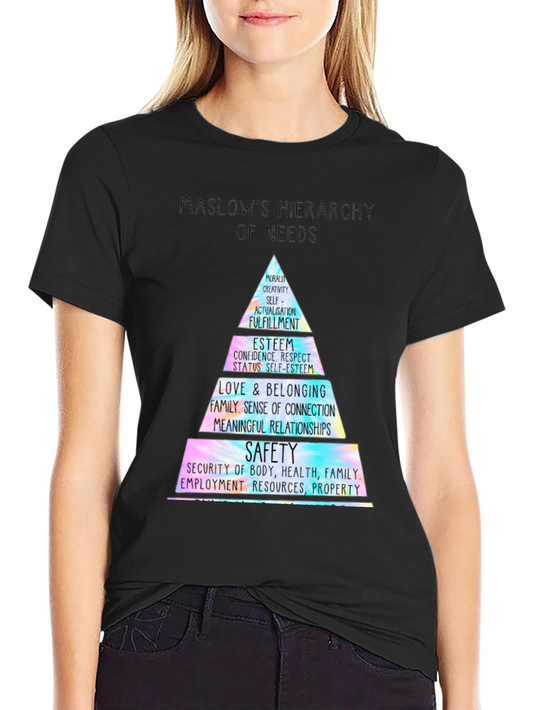 Maslows Hierarchy of Needs T-Shirt