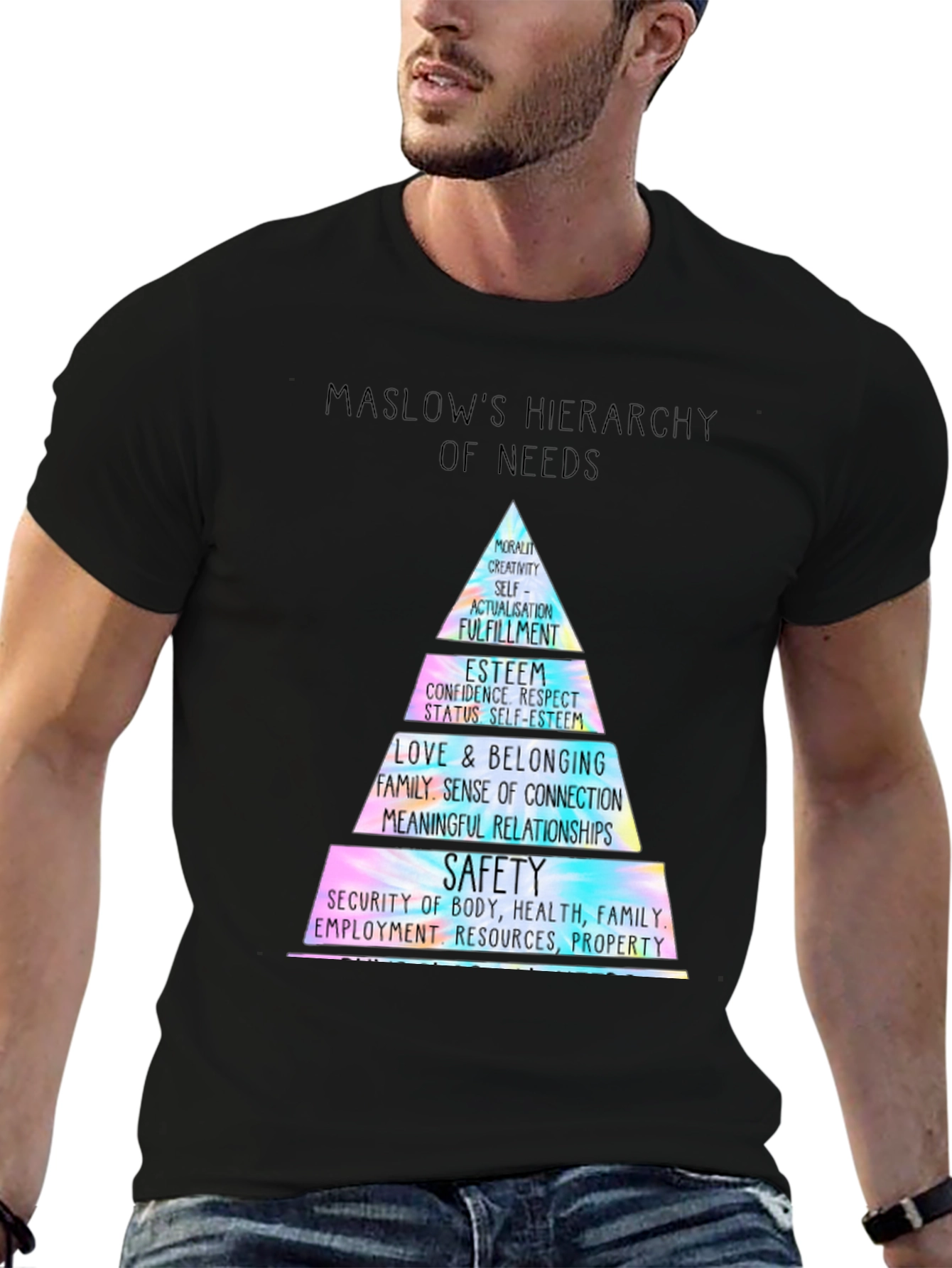 Maslows Hierarchy of Needs T-Shirt