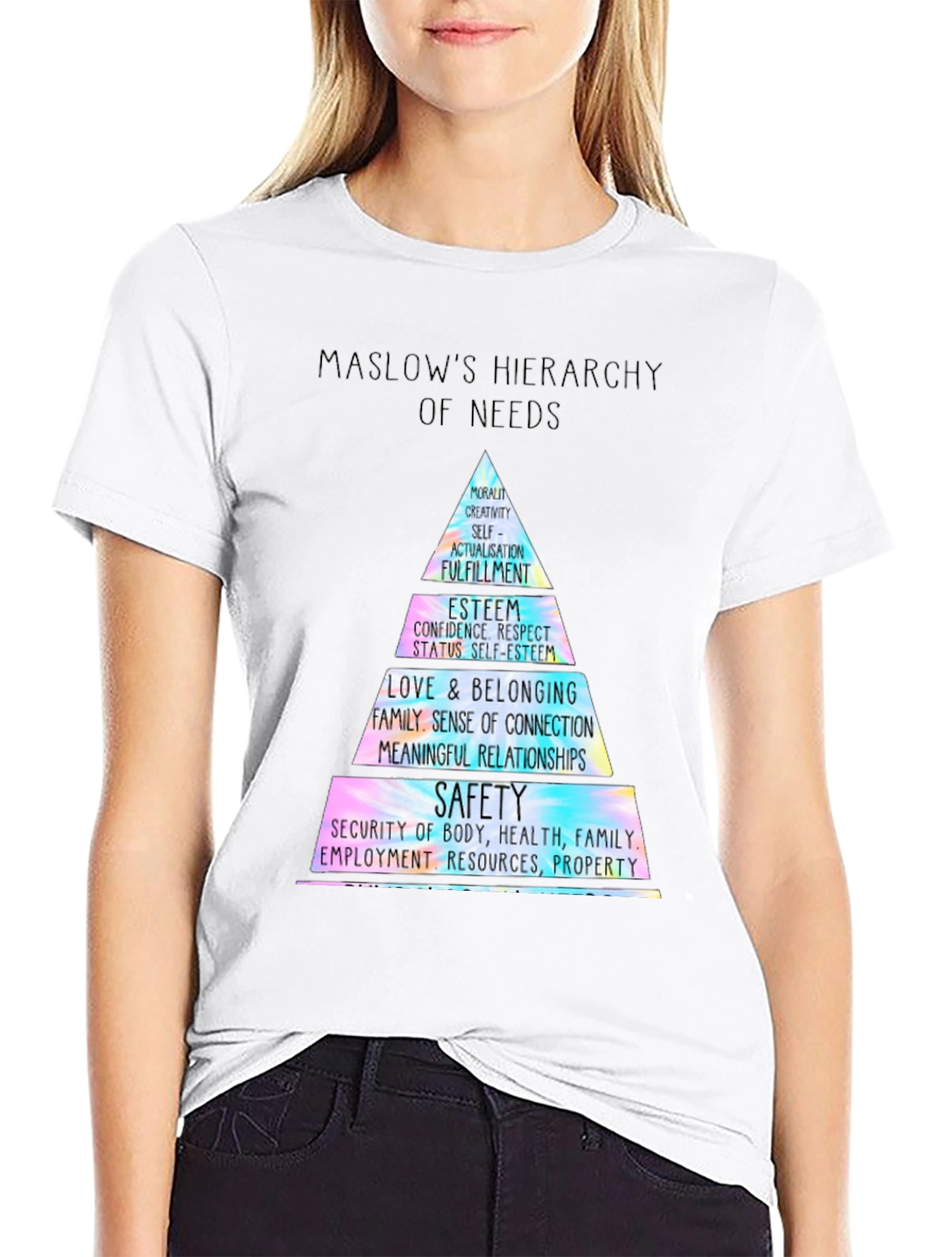 Maslows Hierarchy of Needs T-Shirt