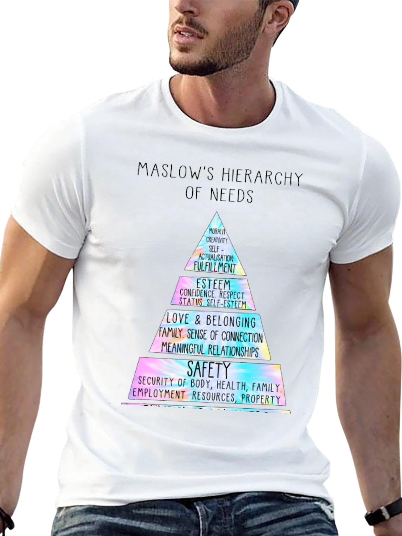 Maslows Hierarchy of Needs T-Shirt
