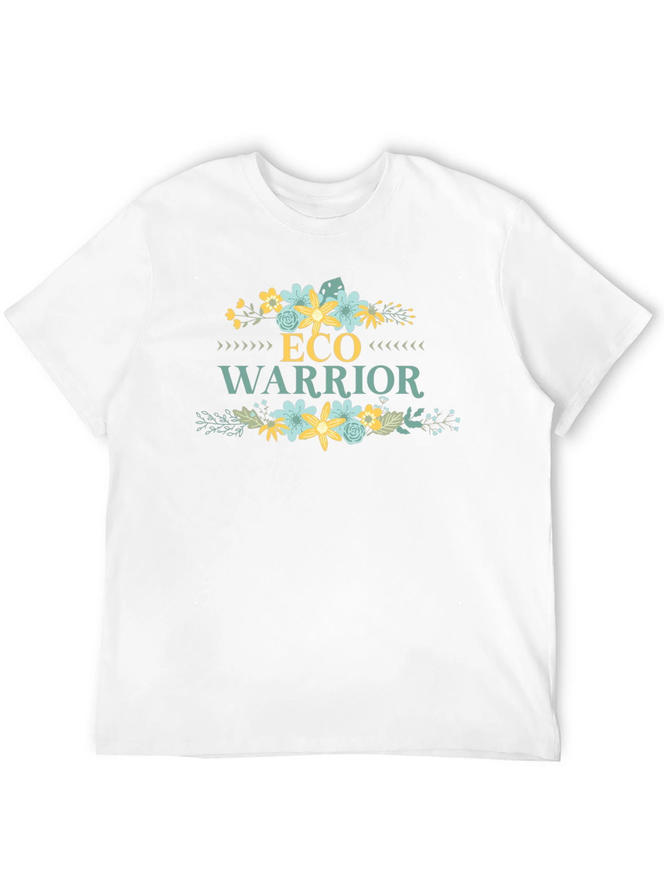 Eco Warrior Graphic Tee - Floral Design