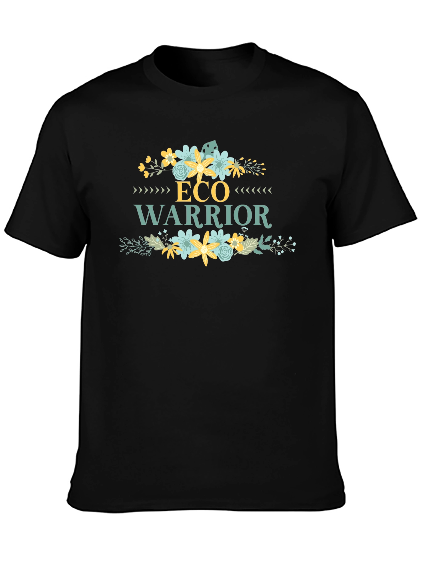 Eco Warrior Graphic Tee - Floral Design