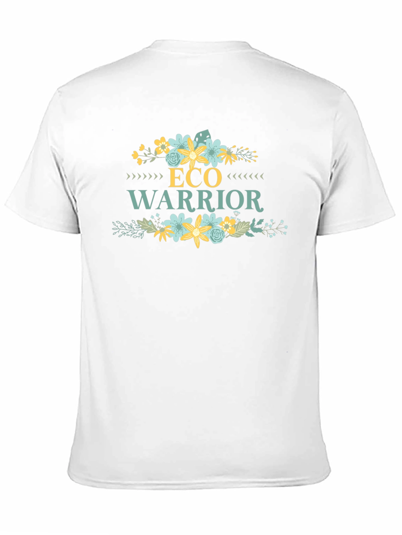 Eco Warrior Graphic Tee - Floral Design