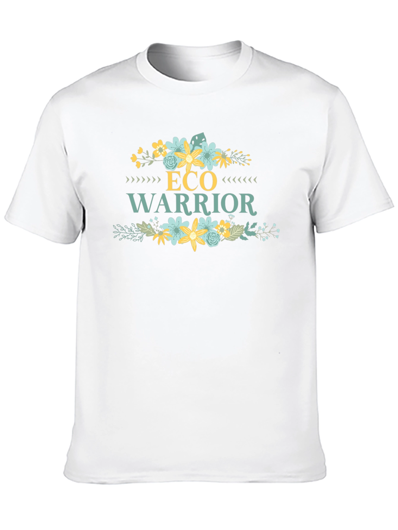 Eco Warrior Graphic Tee - Floral Design