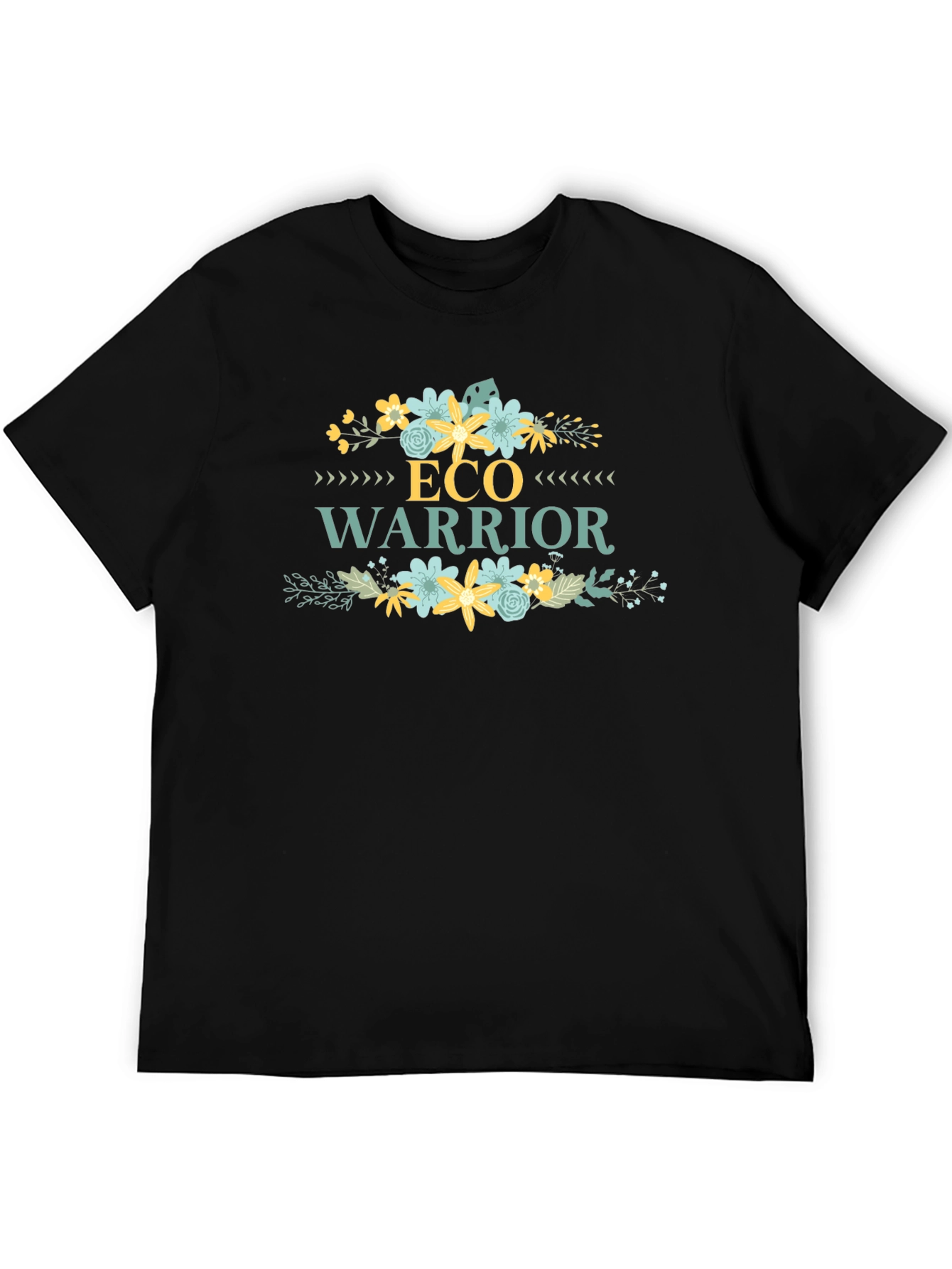 Eco Warrior Graphic Tee - Floral Design