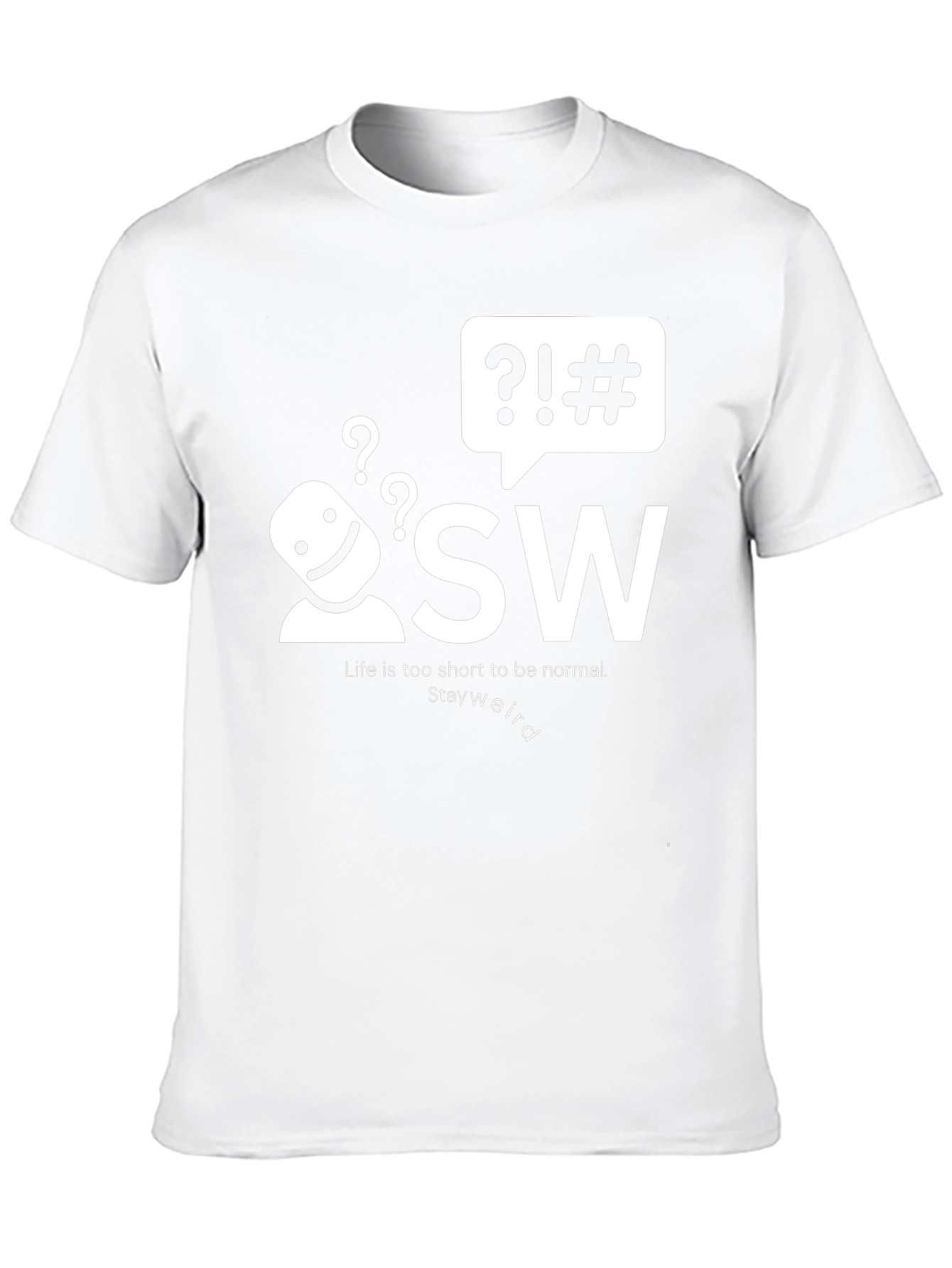Stay Weird Graphic Tee - Quirky Black T-Shirt