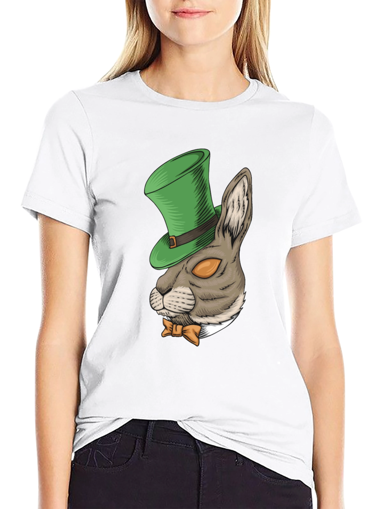 Lucky Rabbit Graphic Tee - St. Patricks Day Apparel
