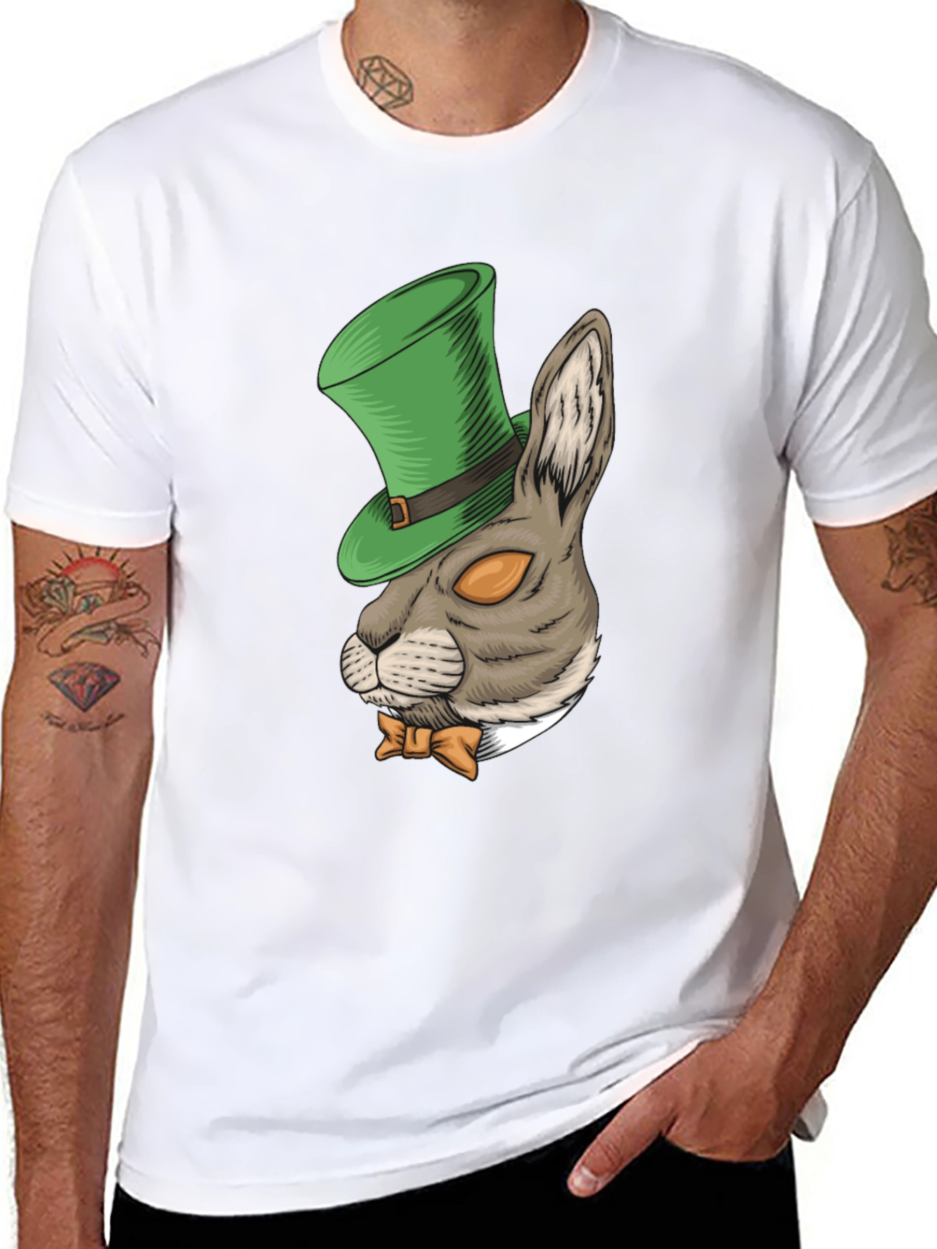 Lucky Rabbit Graphic Tee - St. Patricks Day Apparel