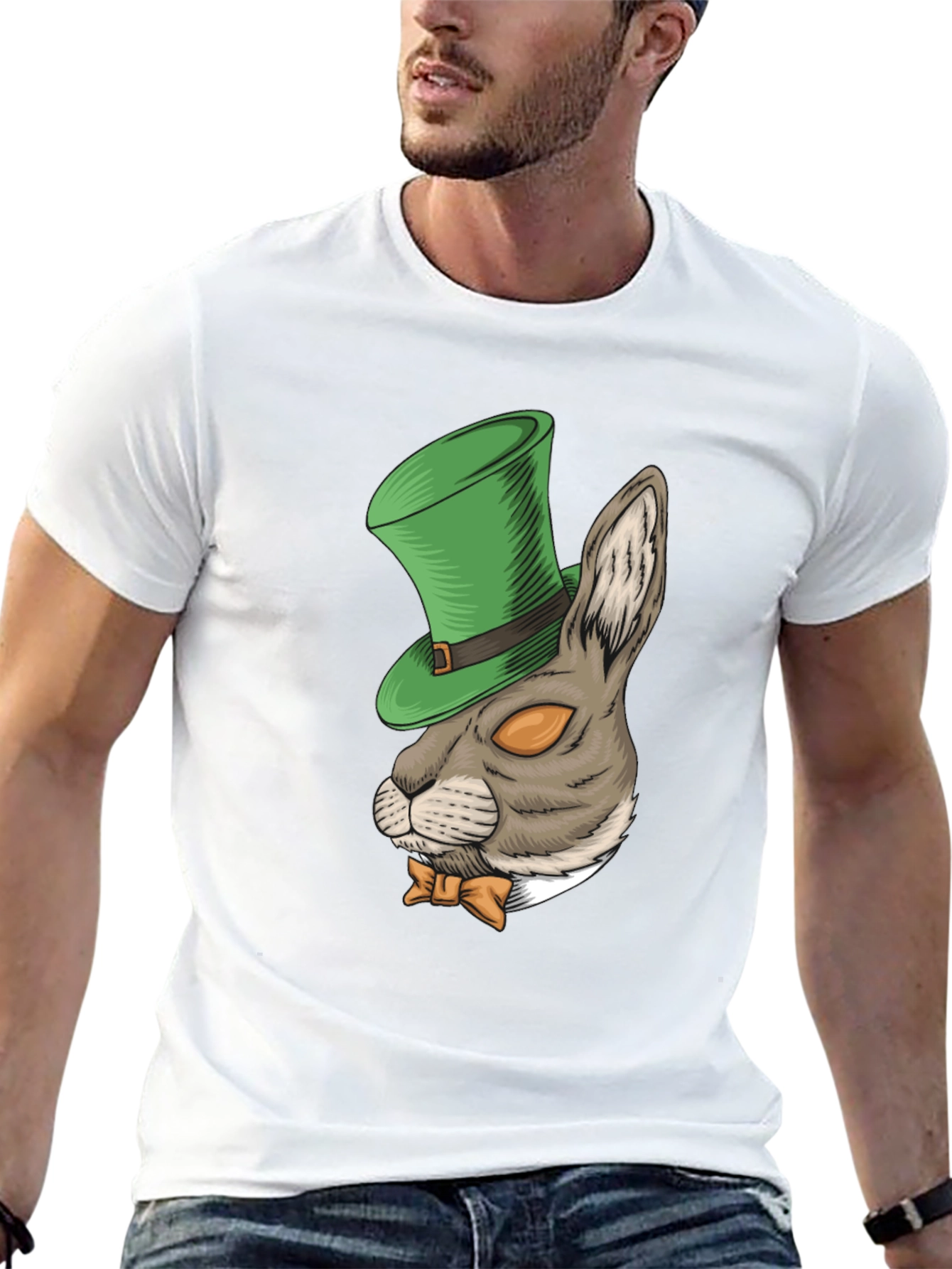 Lucky Rabbit Graphic Tee - St. Patricks Day Apparel