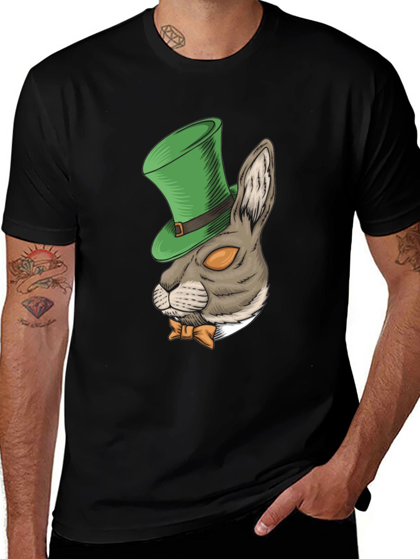 Lucky Rabbit Graphic Tee - St. Patricks Day Apparel