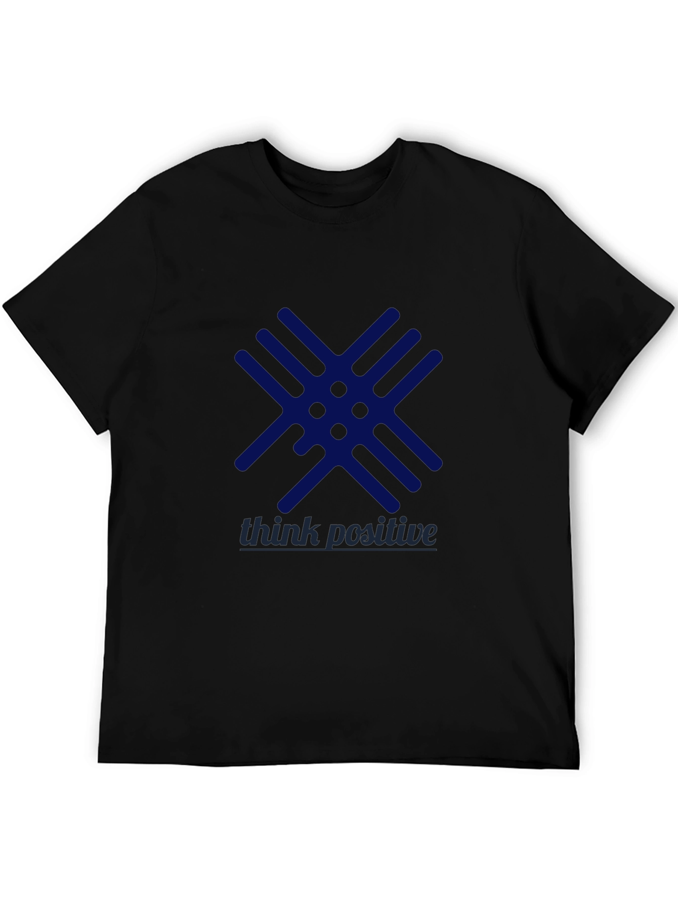 Think Positive Graphic Tee - Black