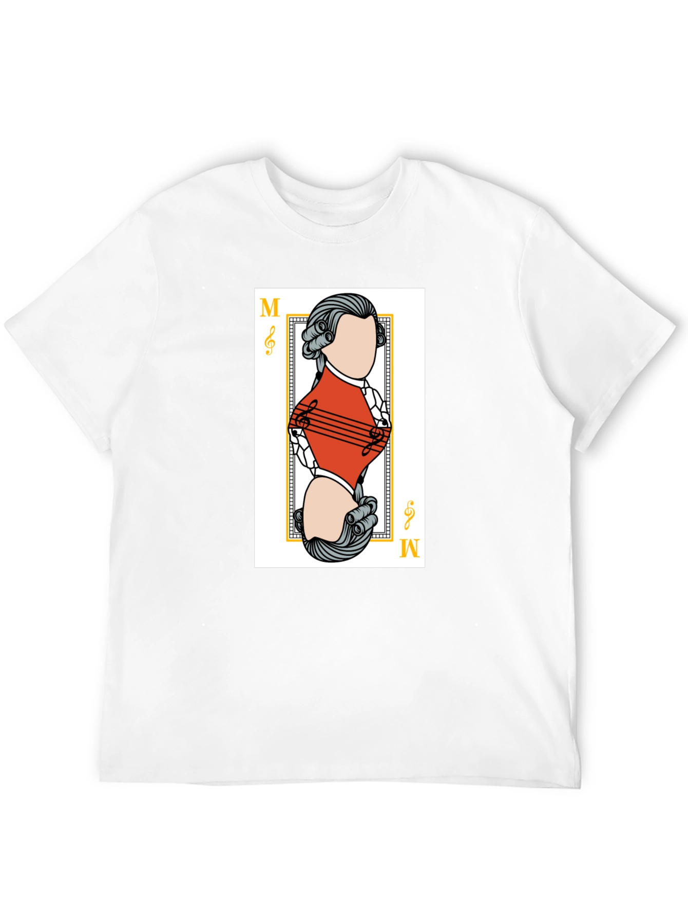 Mozart Music Card Graphic Tee