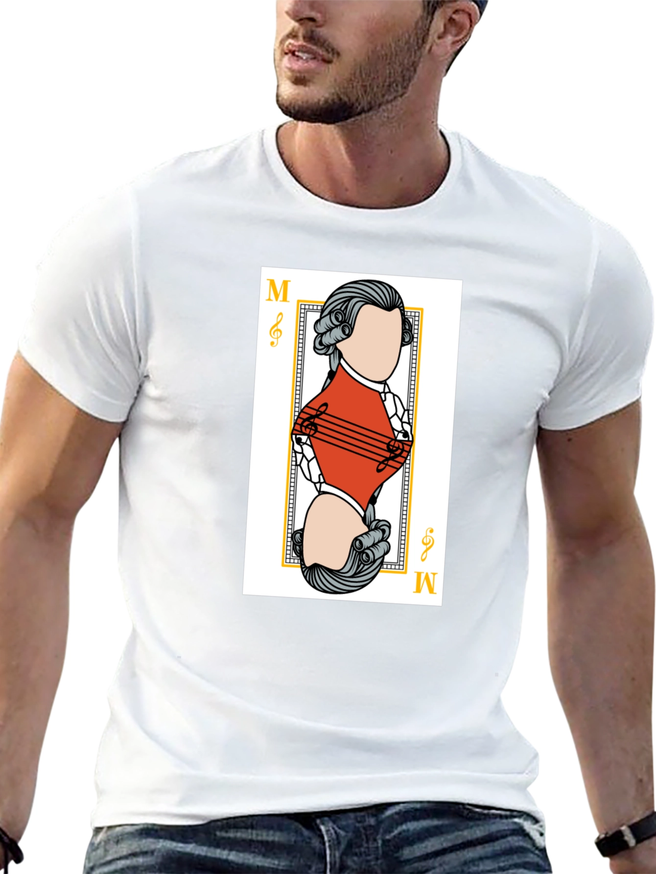 Mozart Music Card Graphic Tee