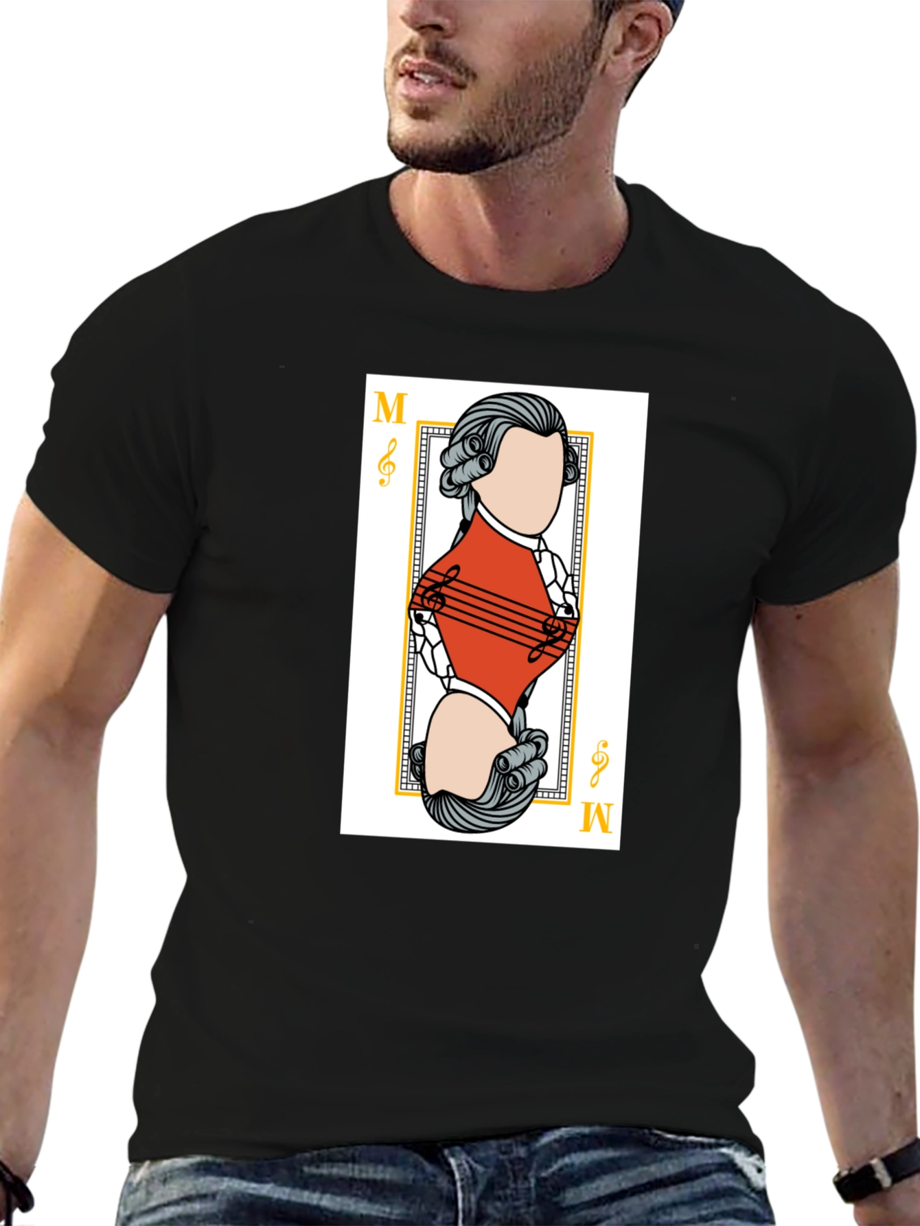 Mozart Music Card Graphic Tee