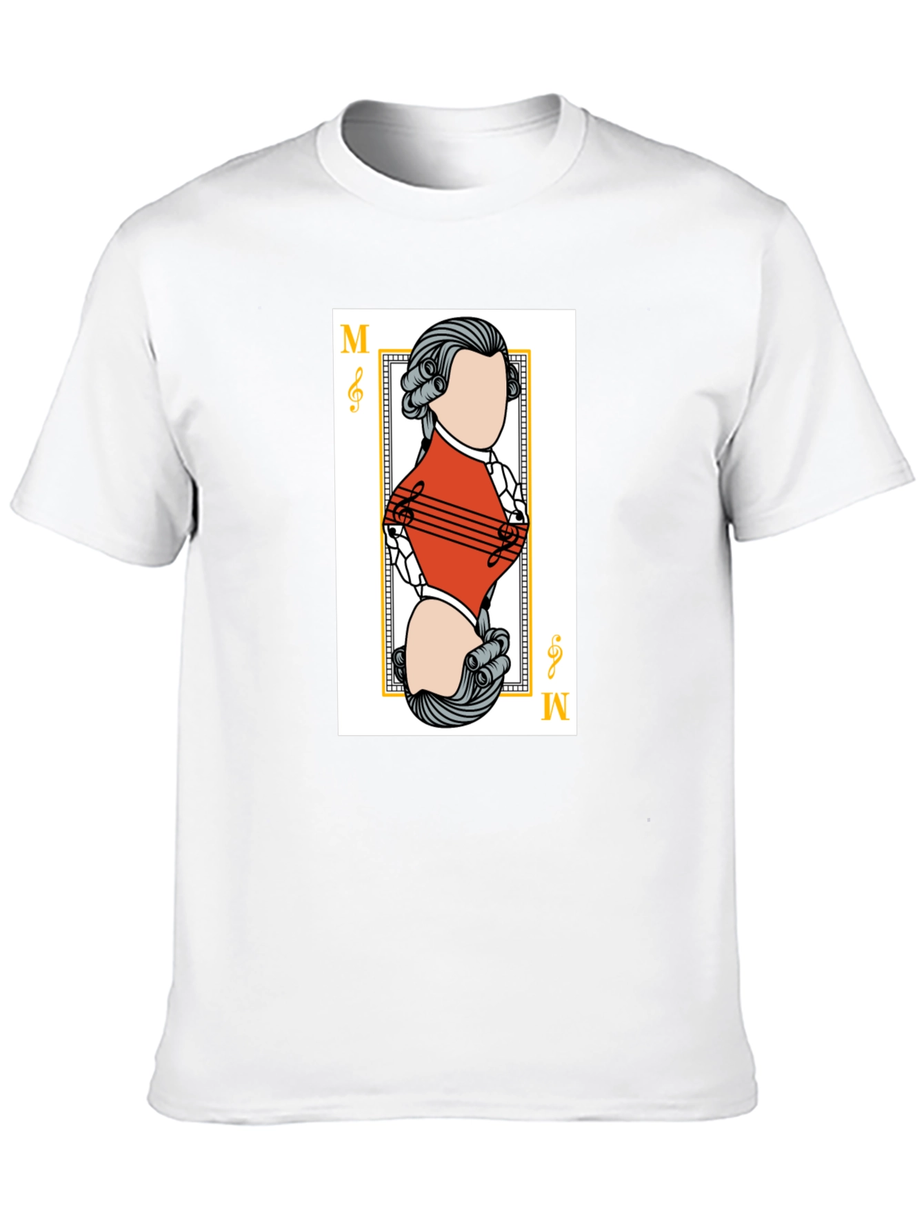 Mozart Music Card Graphic Tee