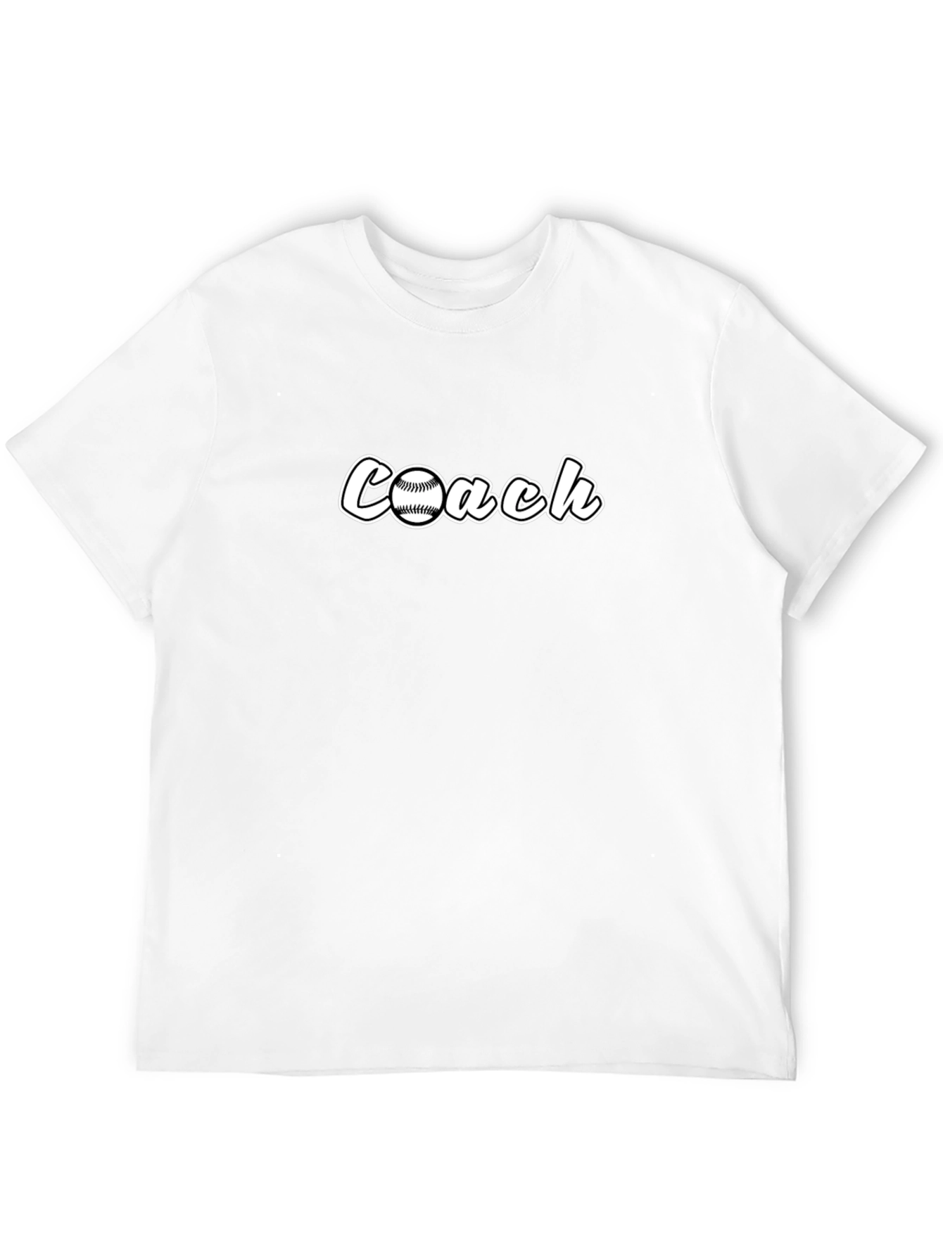 Baseball Coach Black T-Shirt