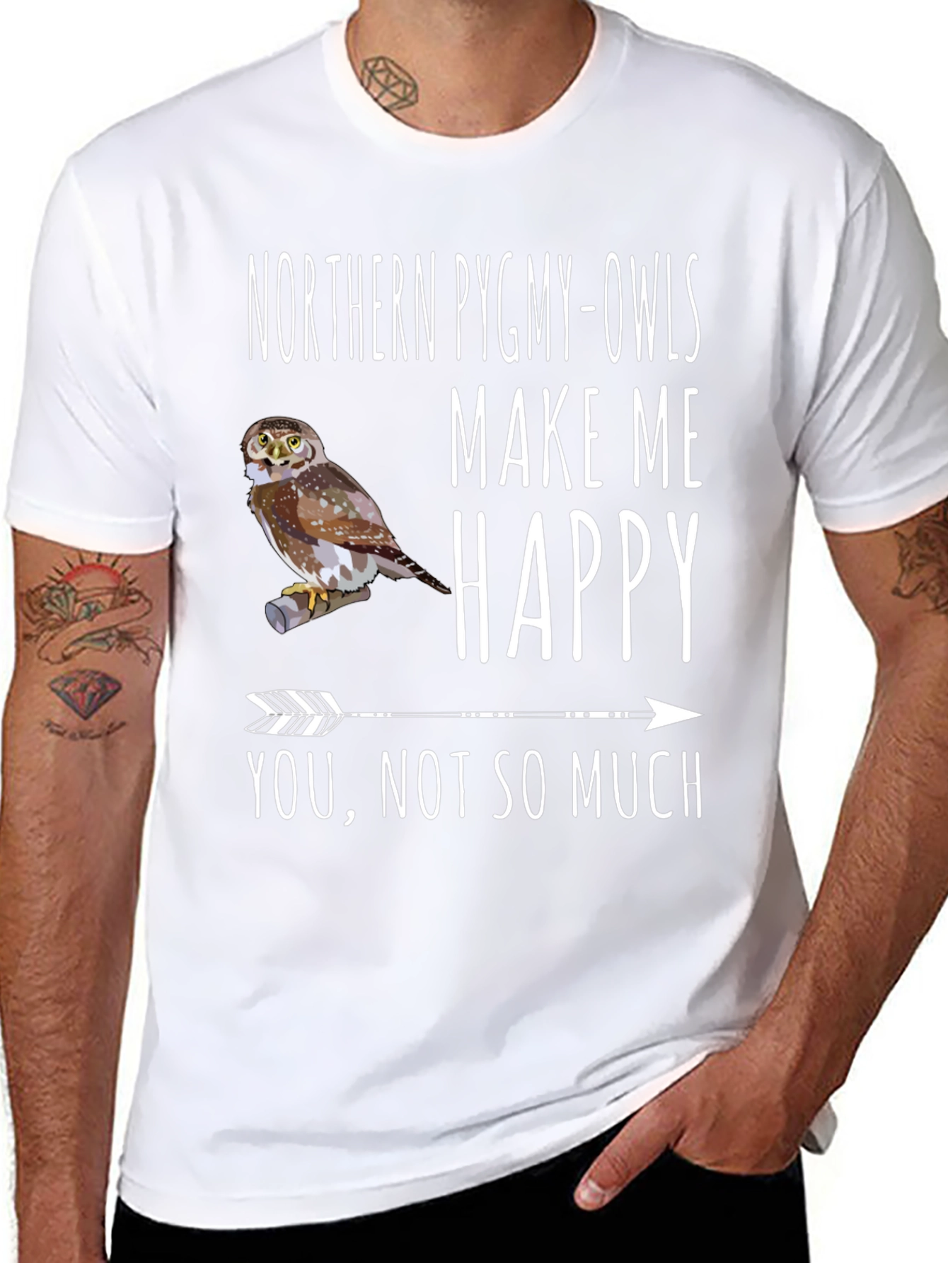 Northern Pygmy-Owls T-Shirt - Owl Lover Gift