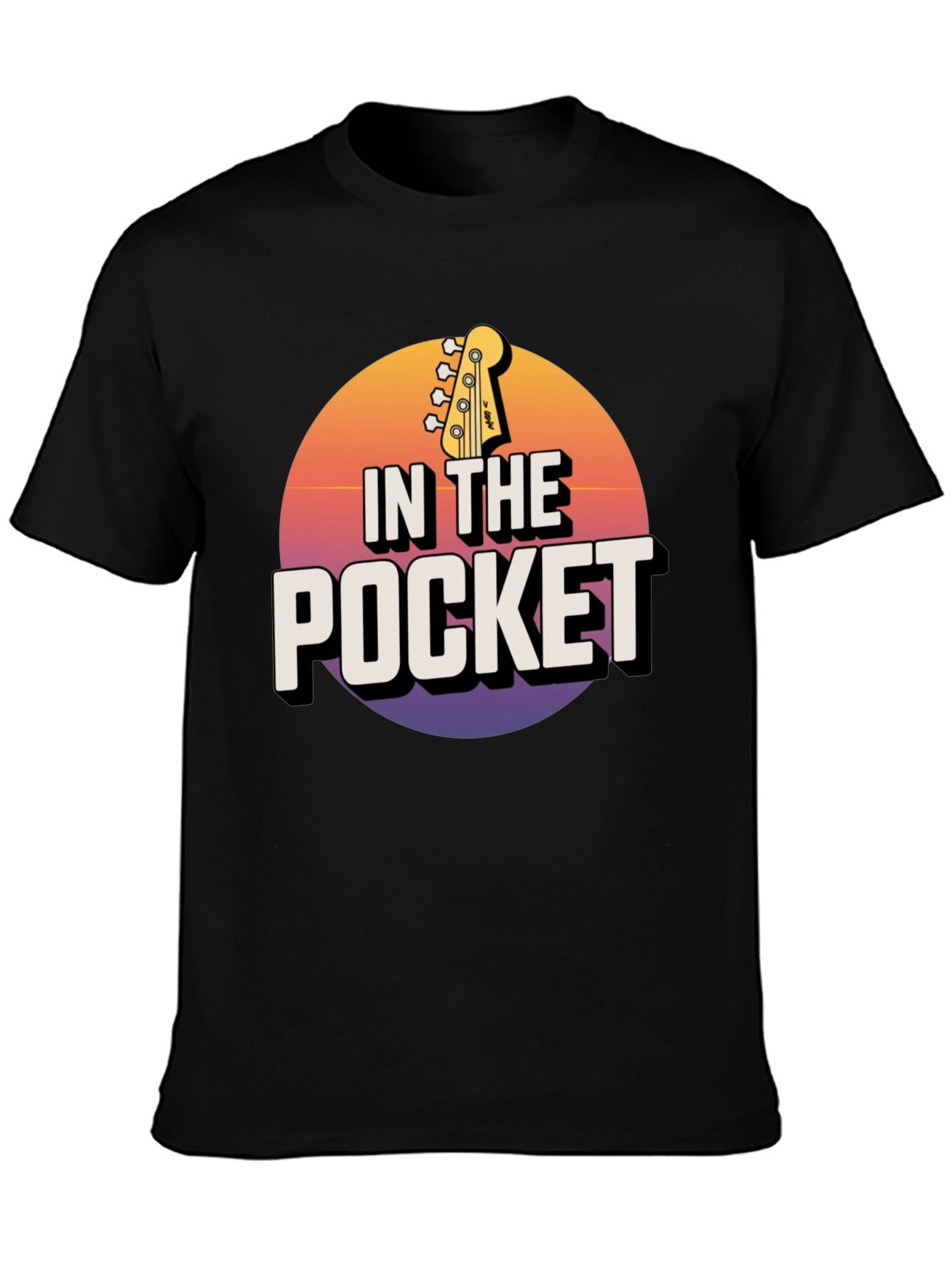 In the Pocket Bass Guitar Graphic Tee