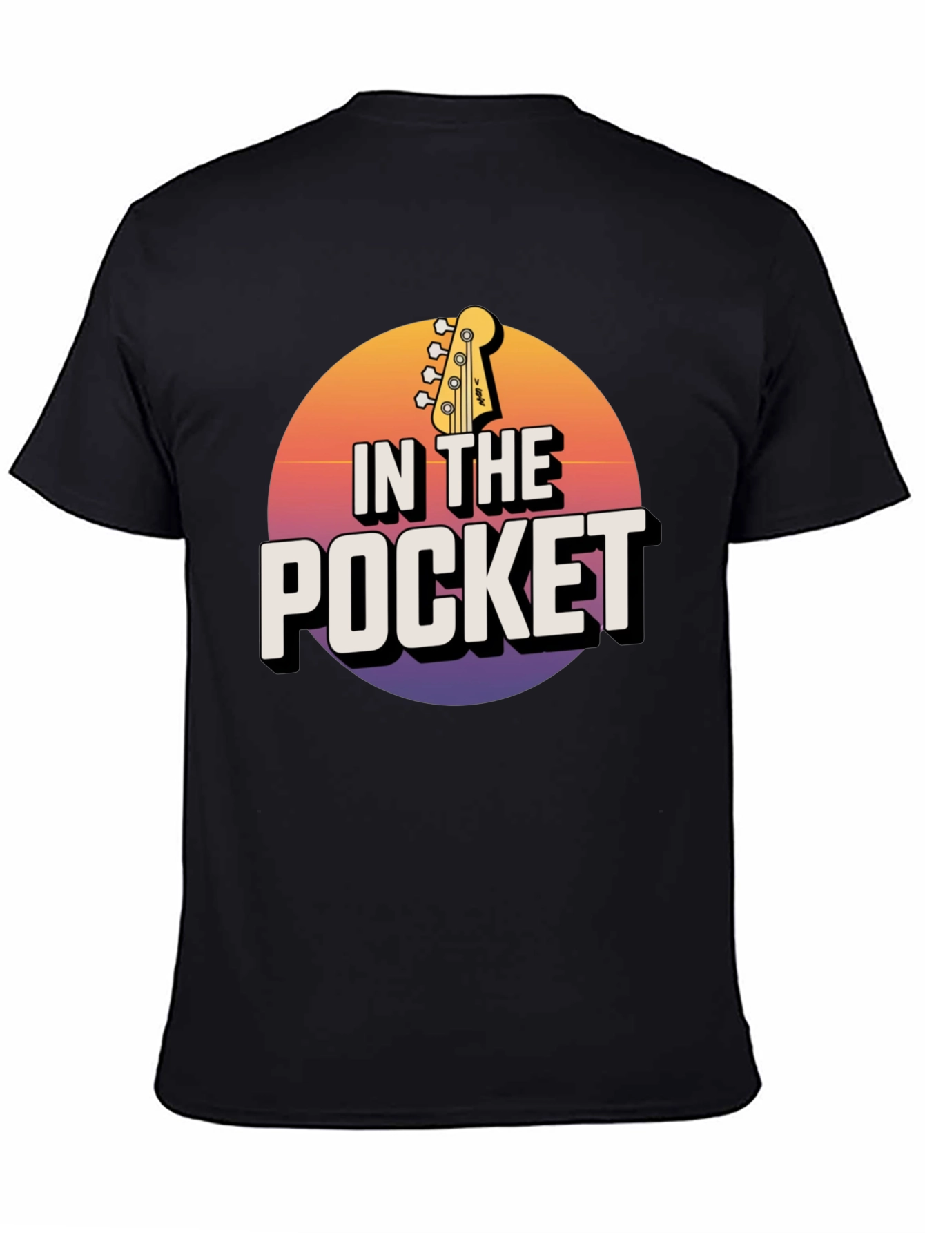 In the Pocket Bass Guitar Graphic Tee