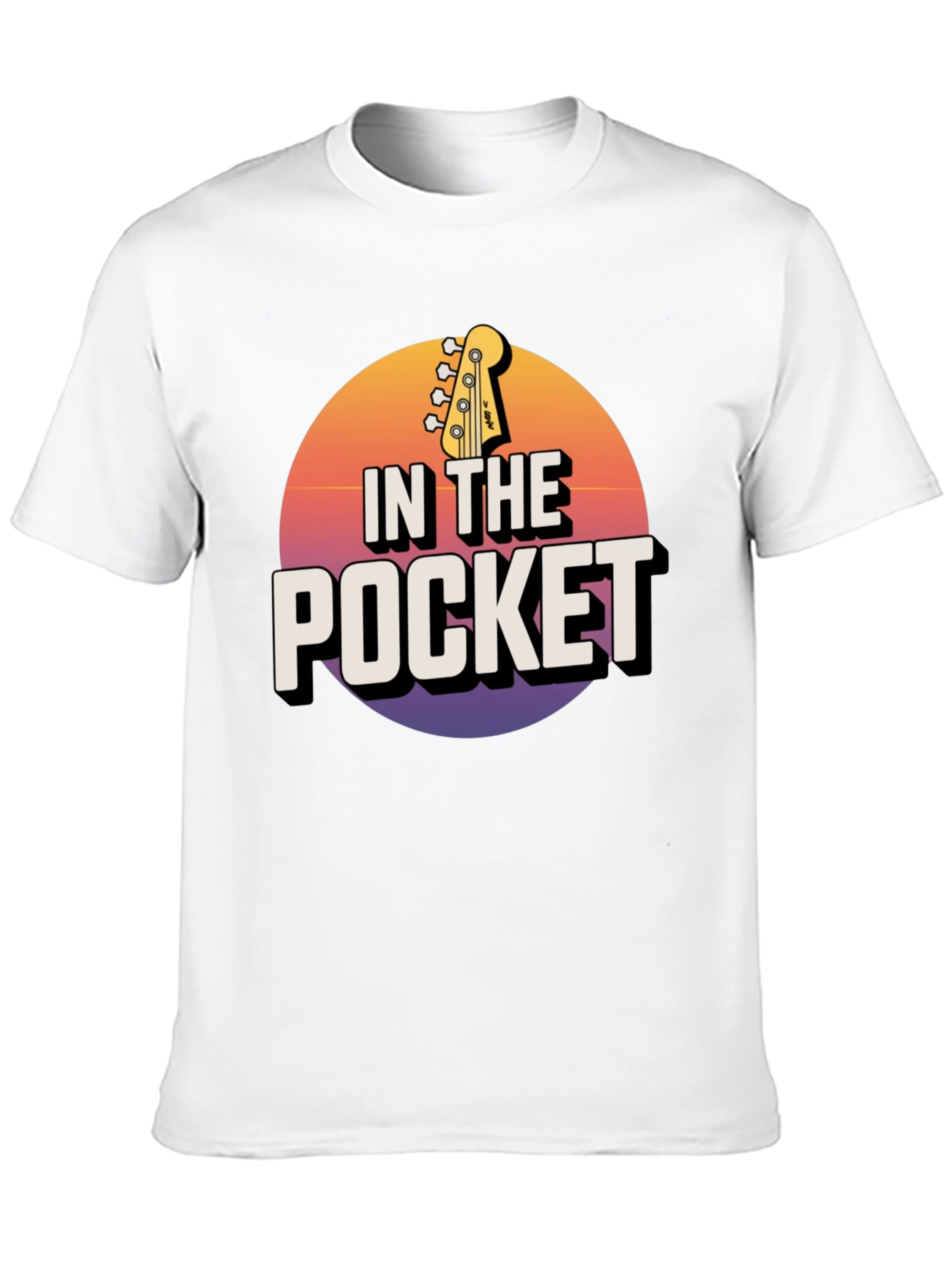 In the Pocket Bass Guitar Graphic Tee