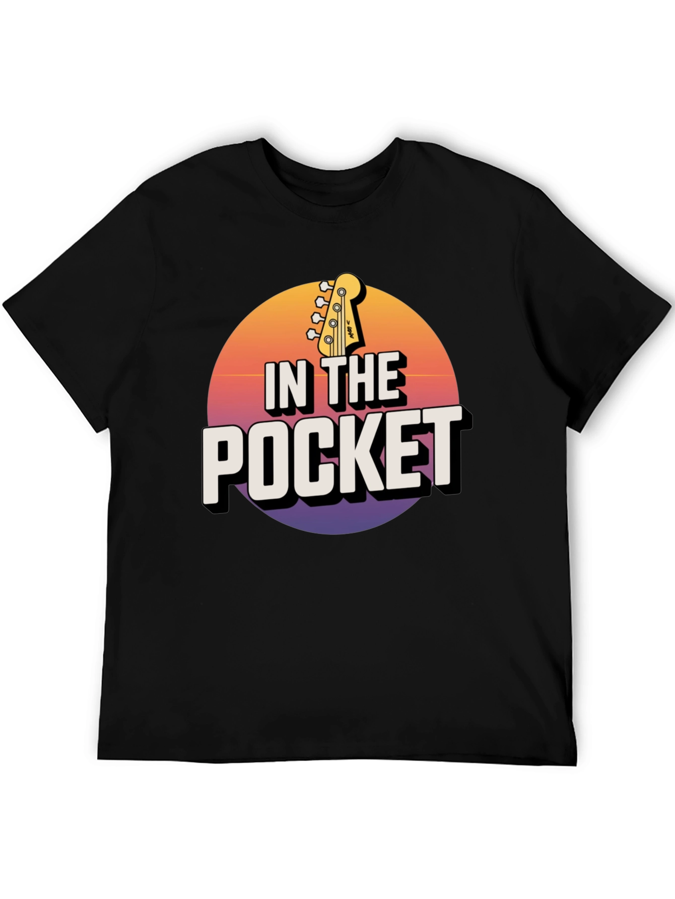 In the Pocket Bass Guitar Graphic Tee