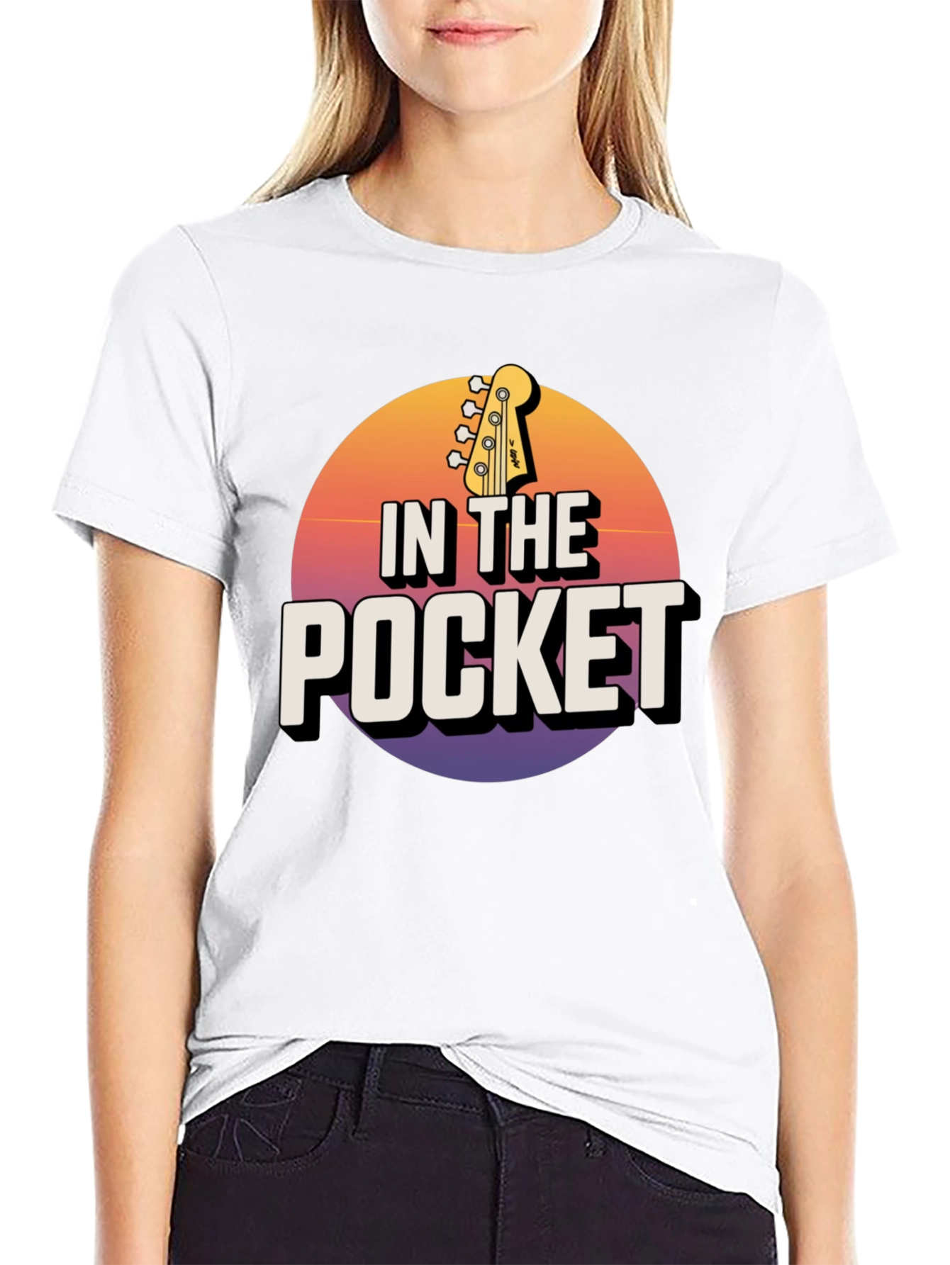 In the Pocket Bass Guitar Graphic Tee