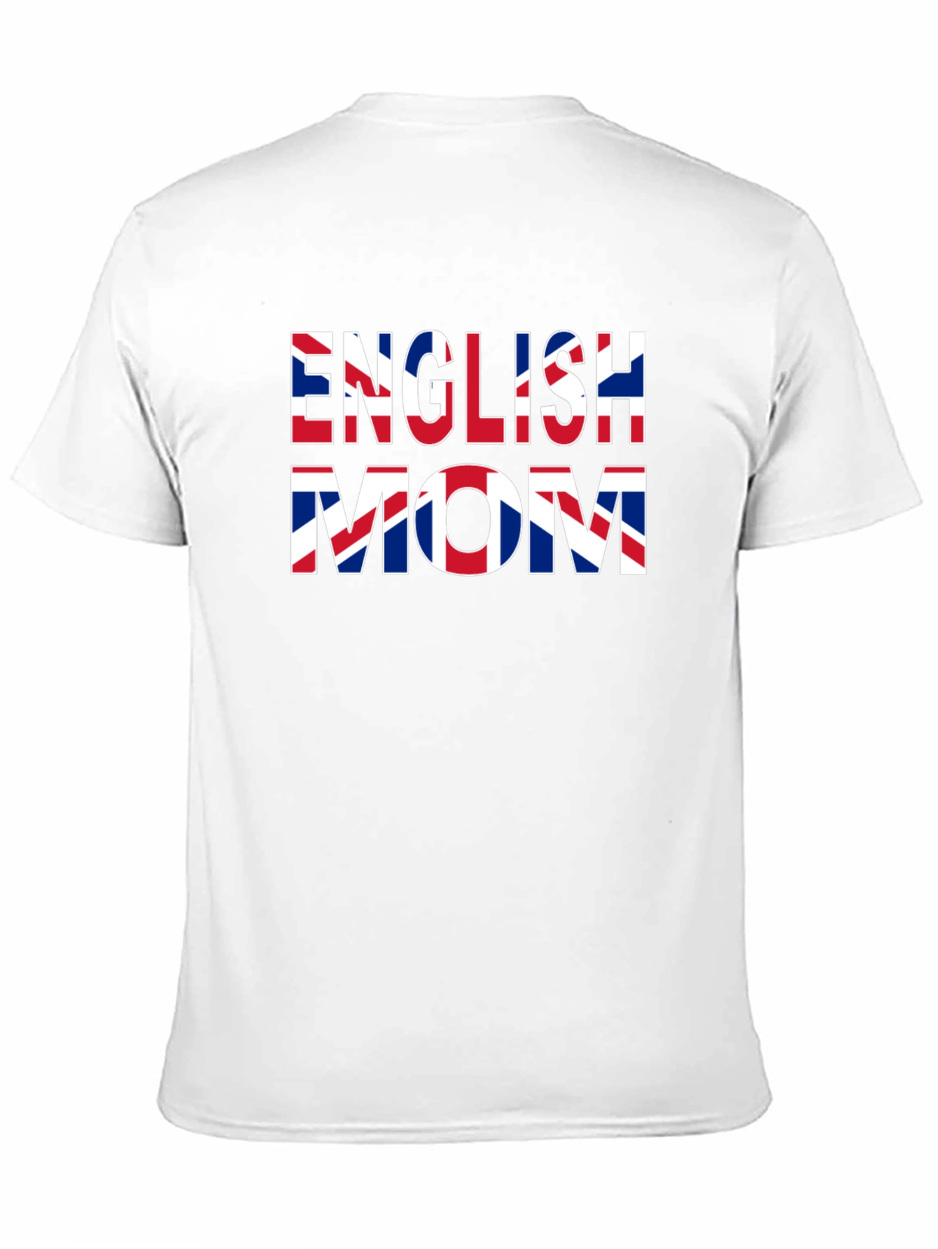 English Mom Union Jack Flag Graphic Tee