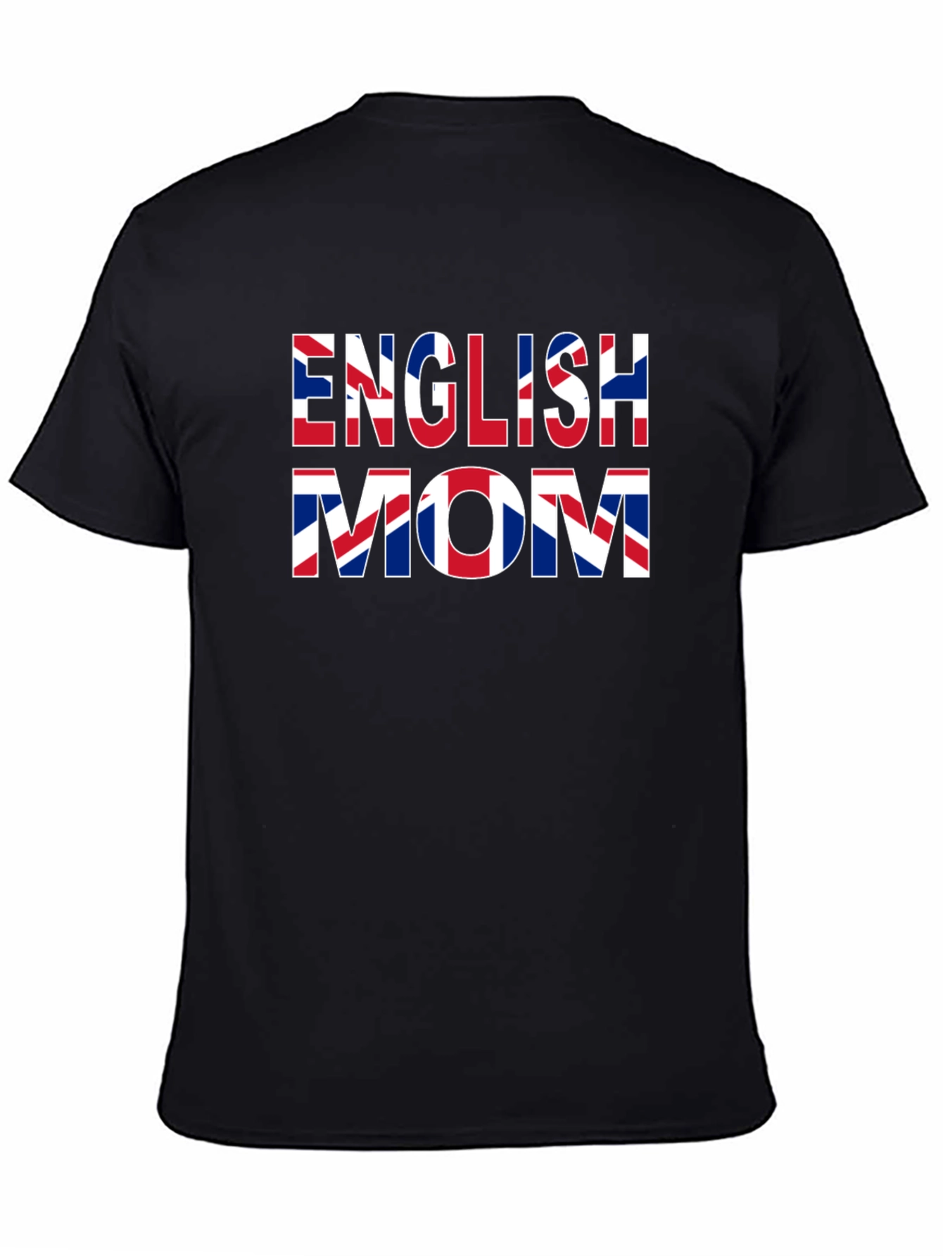 English Mom Union Jack Flag Graphic Tee