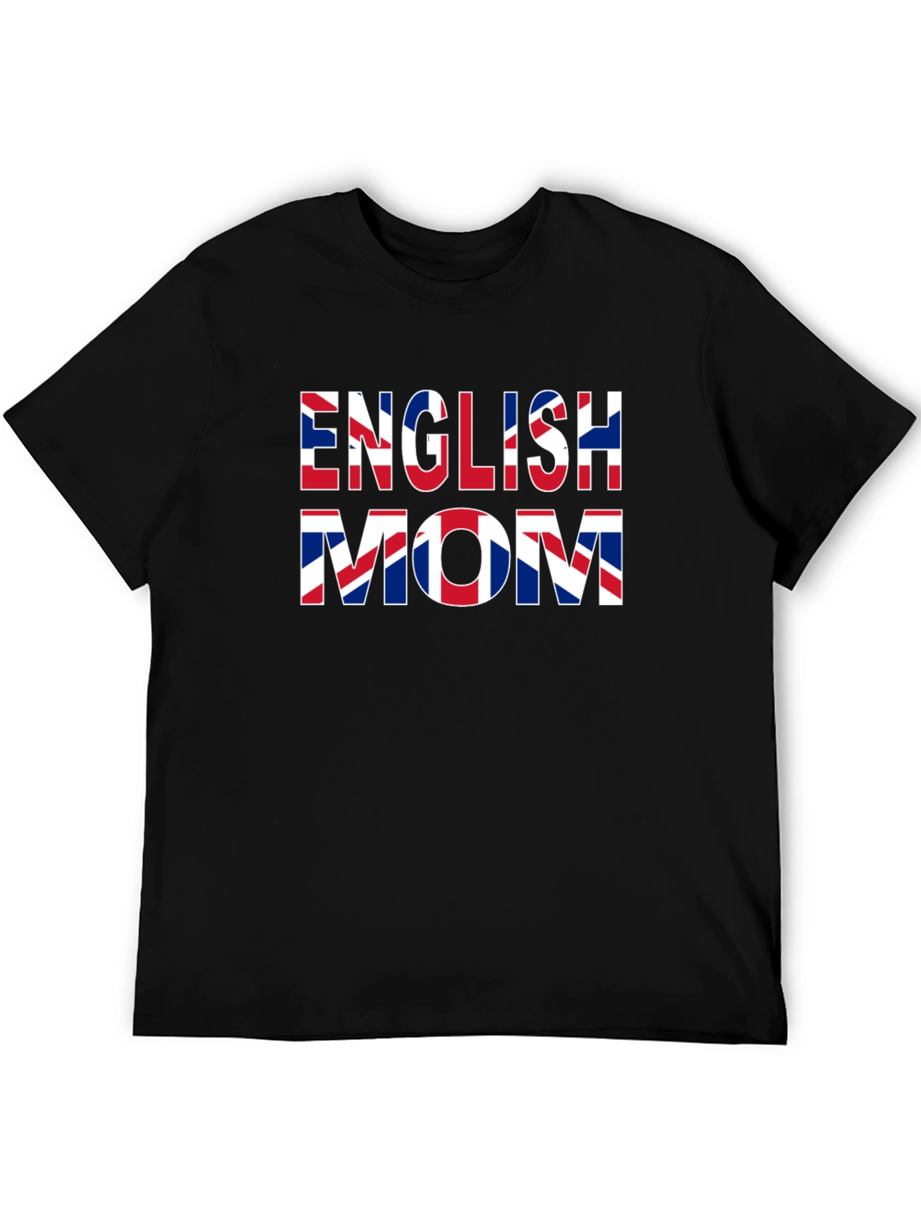 English Mom Union Jack Flag Graphic Tee
