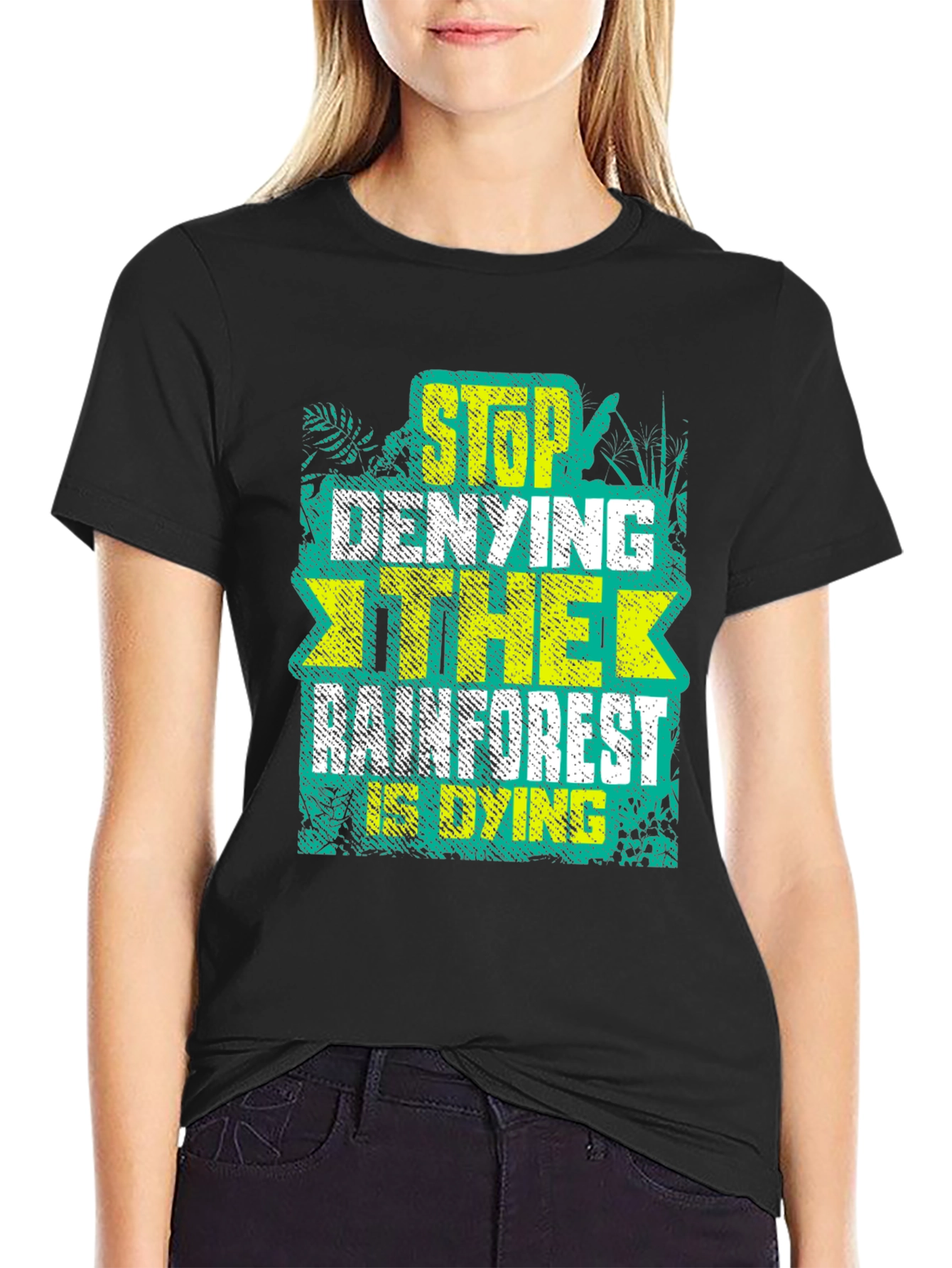 Rainforest Conservation Tee - Stop Denying The Dying!